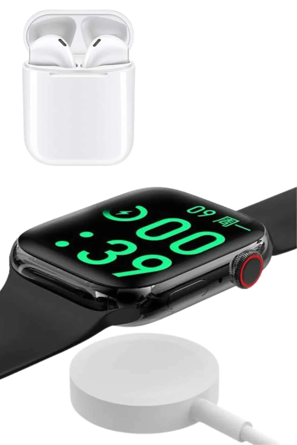 Akıllı Saat Gümüş Kasa Bluetooth Kulaklık Hediyeli Çok Fonksiyonlu İkili Set - Just Cheap Store Görsel 4
