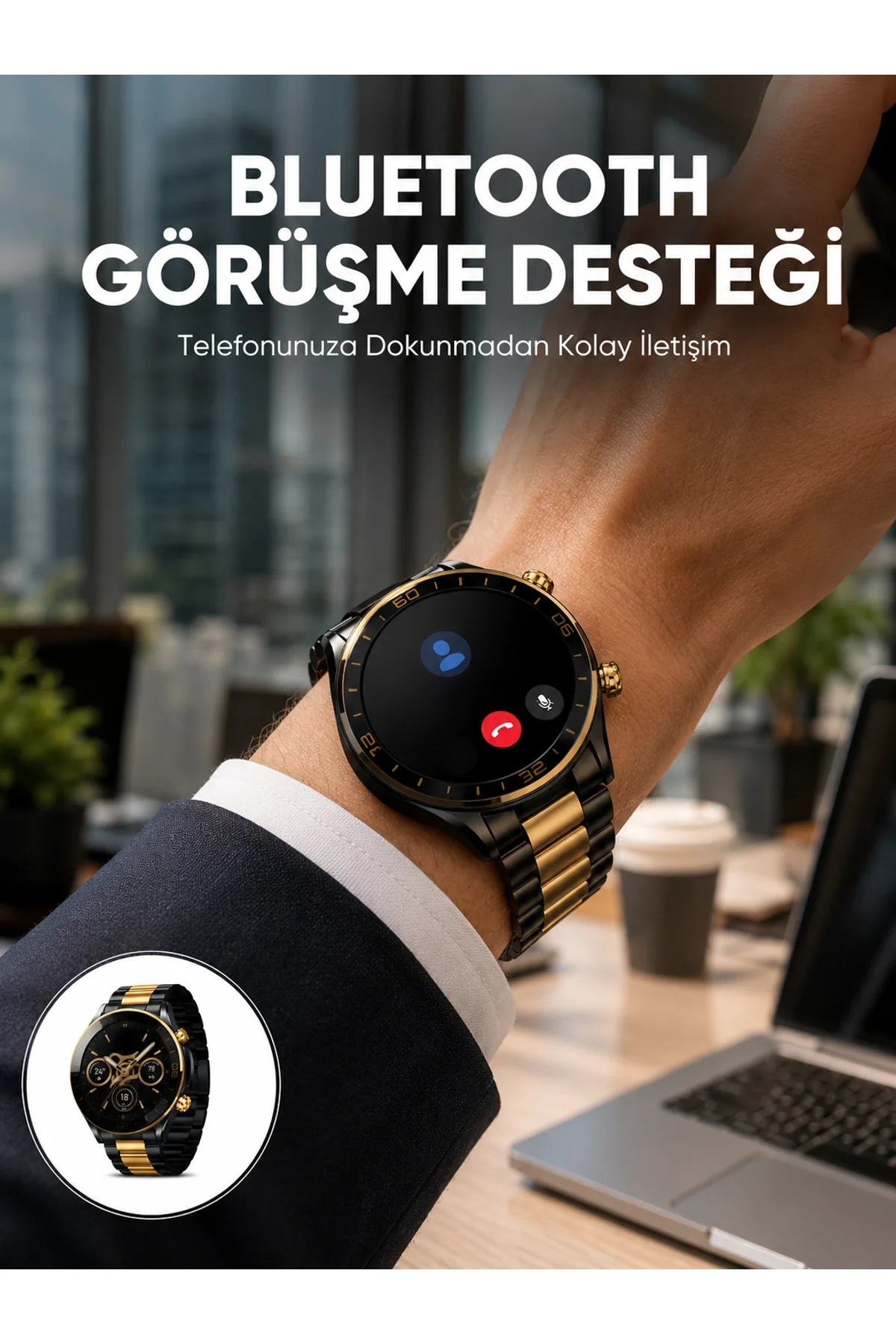 Amoled Ekran Akıllı Saat Uyku Nabız Adım Ölçer Su Geçirmez Yeni Nesil