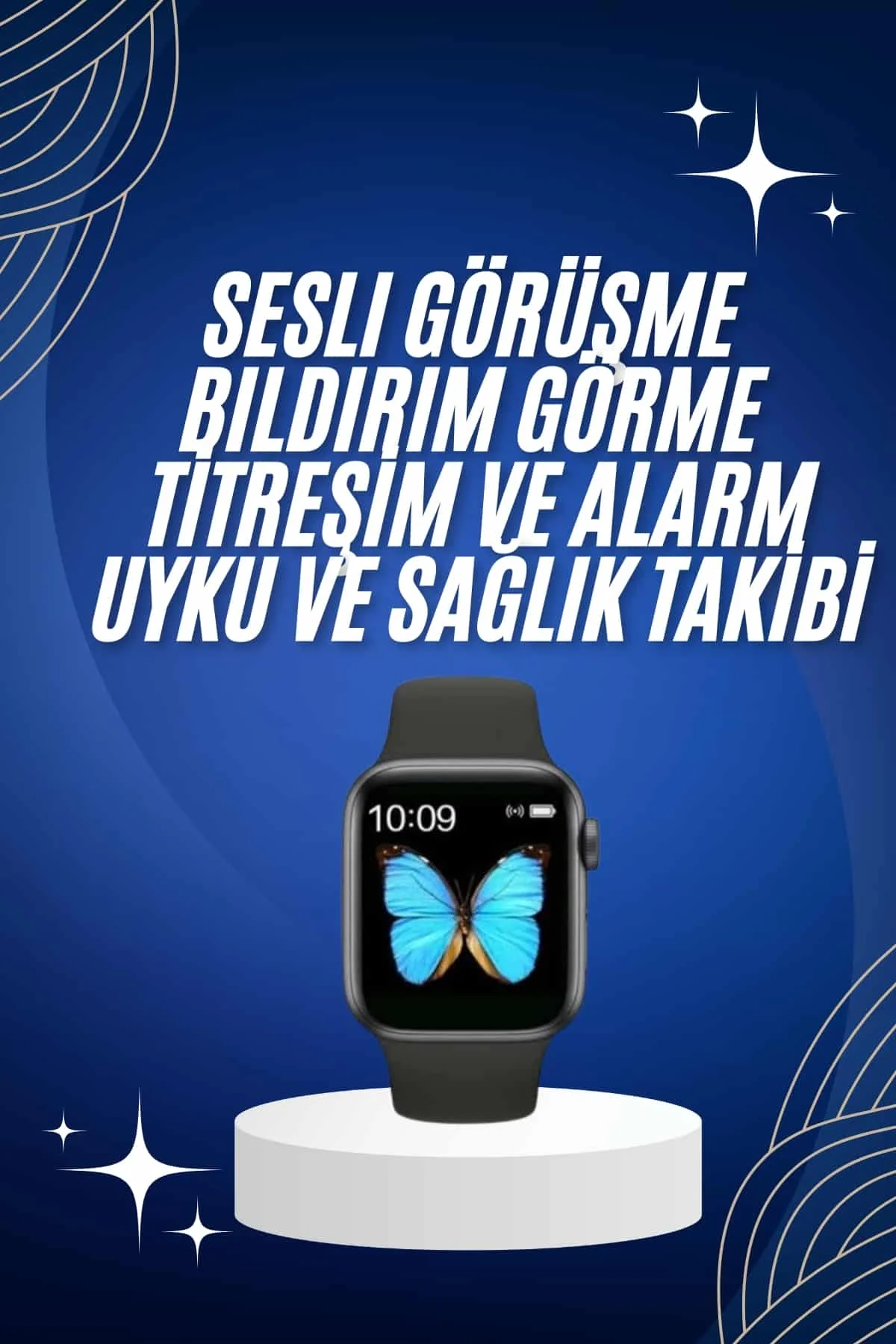Arama Cevaplayabilen Akıllı Saat Bluetooth Bağlantılı Sosyal Medya Girişli Yeni Nesil - Just Cheap Store Görsel 2