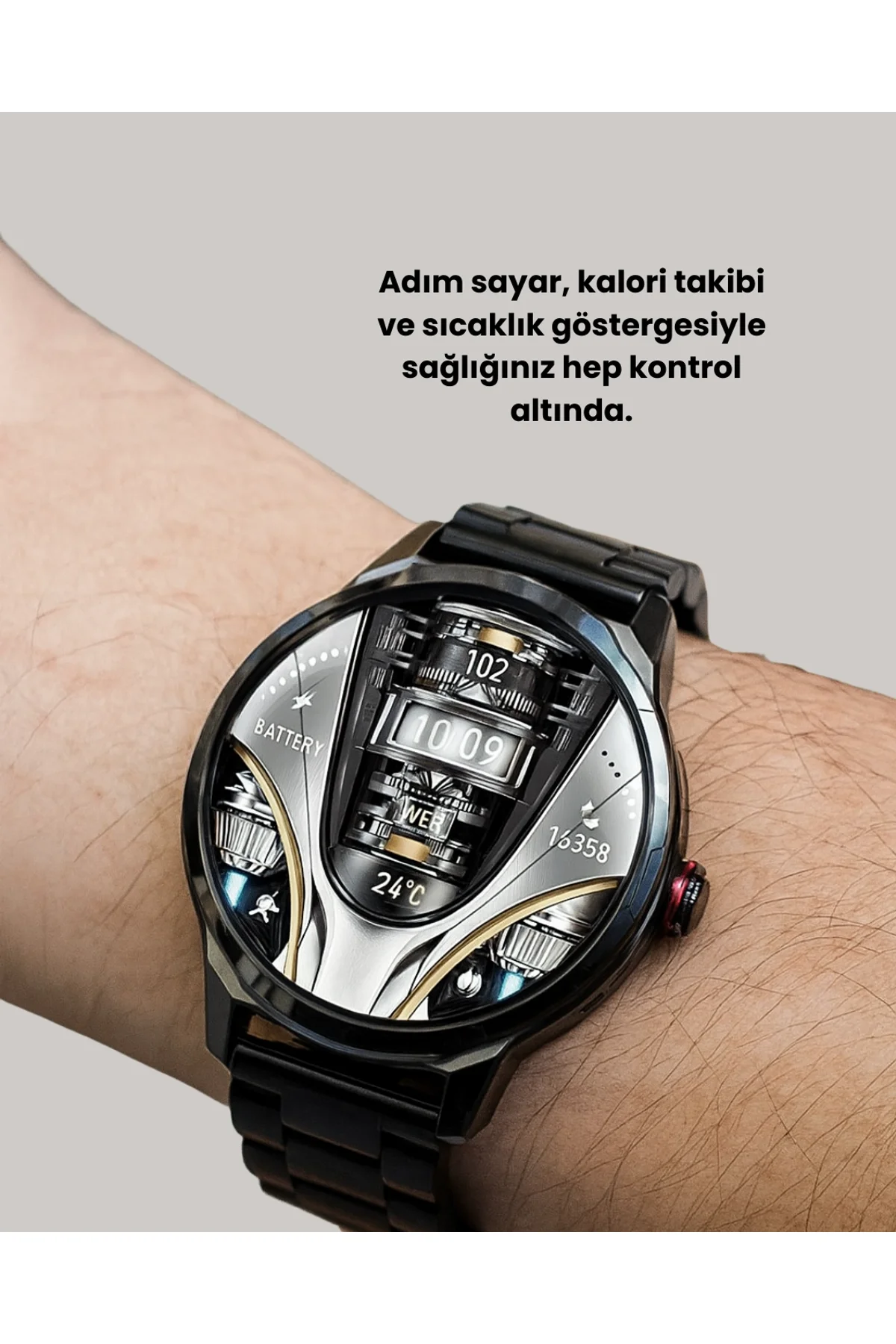 Ip68 Su Toz Dirençli Sw80 Akıllı Saat Android İos Uyumlu Yeni Nesil - Just Cheap Store Görsel 4