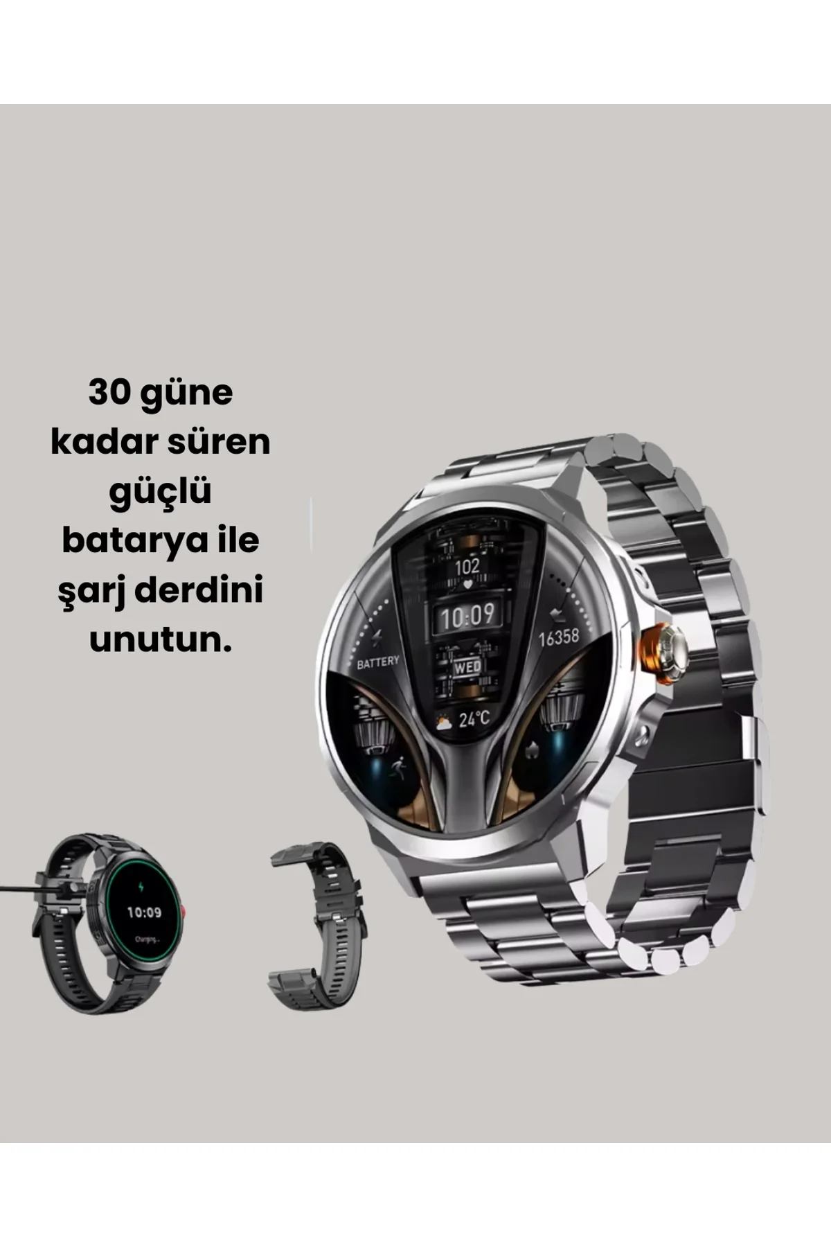 Ip68 Su Toz Dirençli Sw80 Akıllı Saat Android İos Uyumlu Yeni Nesil - Just Cheap Store Görsel 3