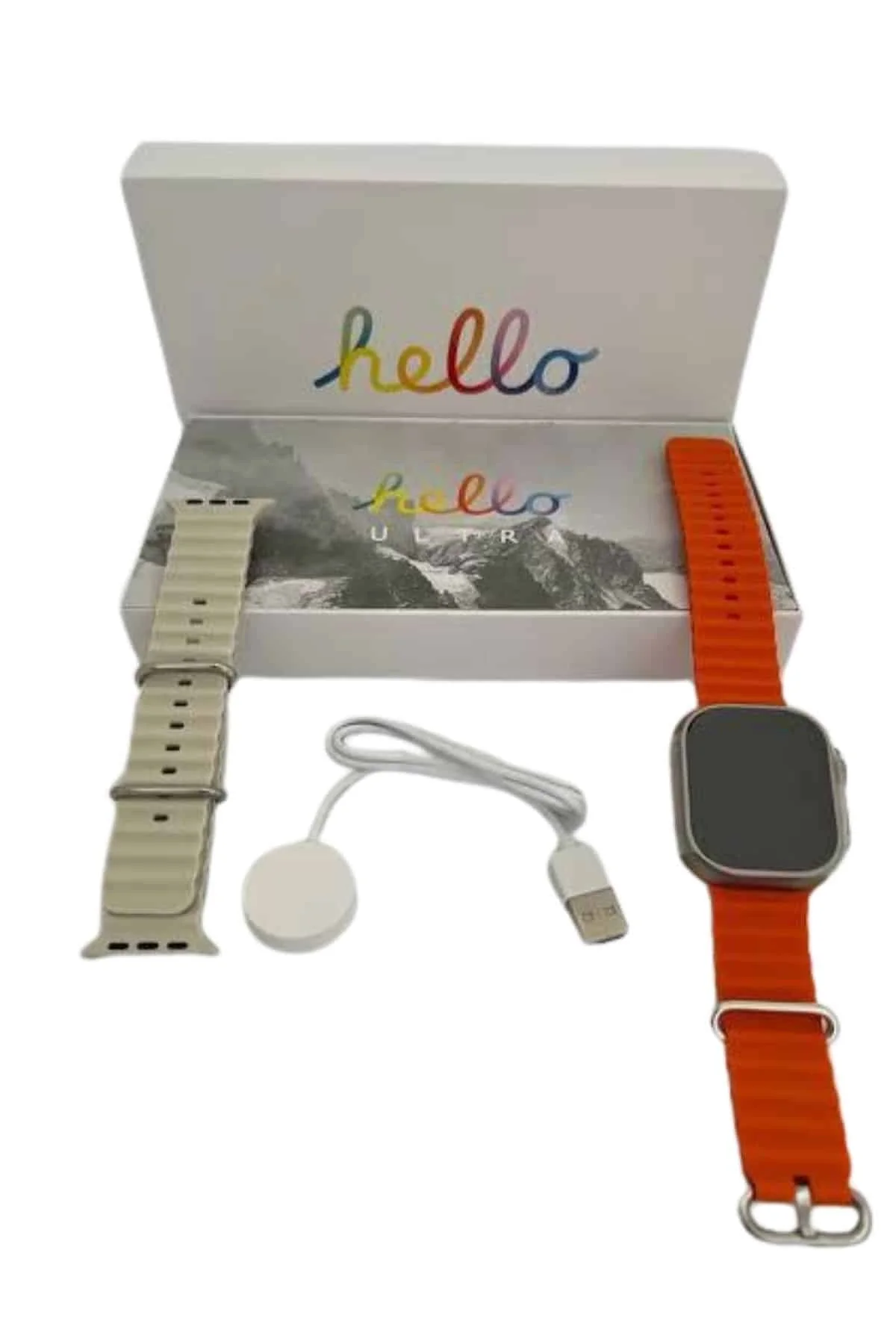 Yeni Nesil 3 Kordonlu Kol Saati 49 Mm Amoled Ekran Akıllı Saat - Just Cheap Store Görsel 3