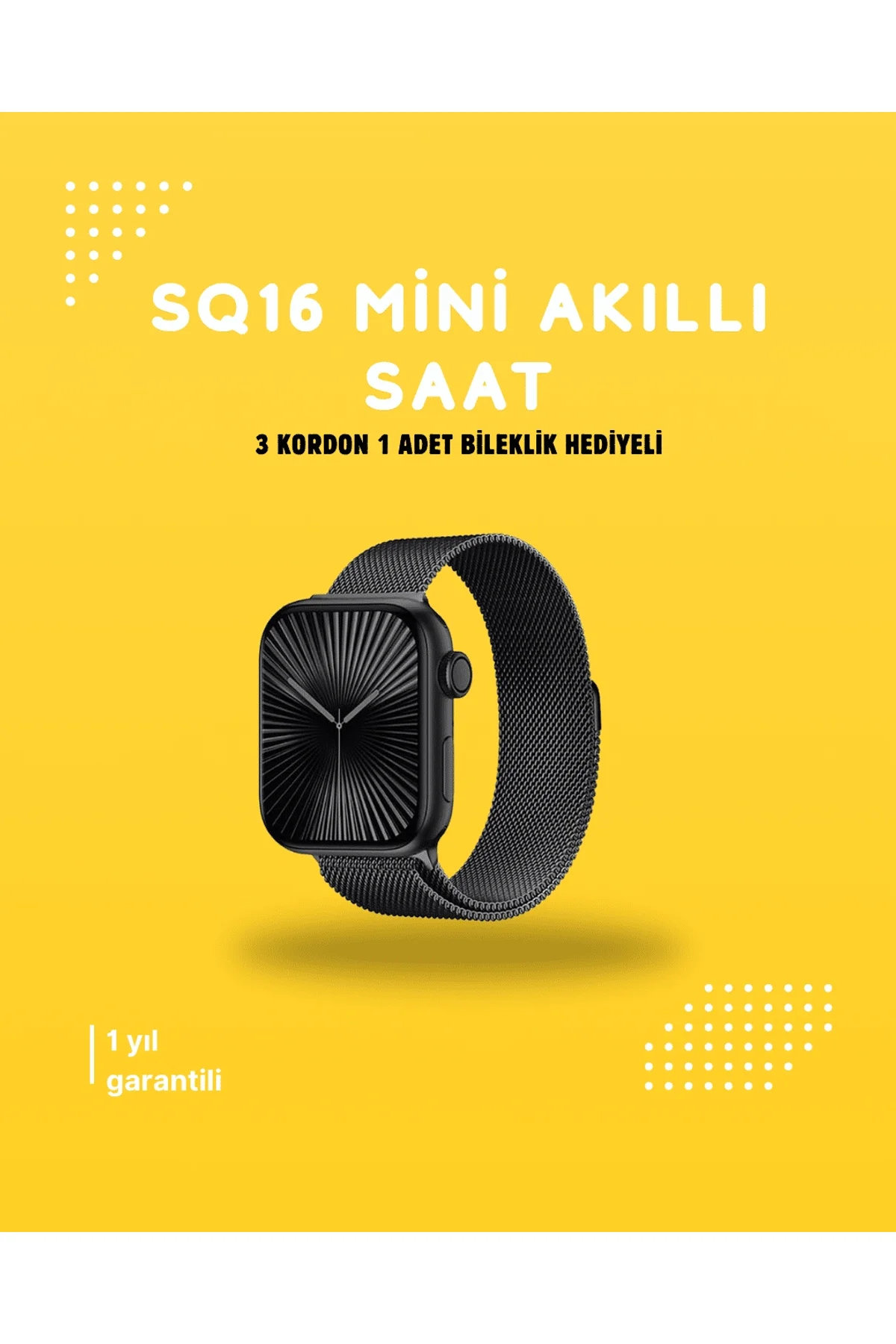 Akıllı Saat SQ-16 Mini Series 10 | Unisex Tasarım, Sağlık Ve Spor Takibi