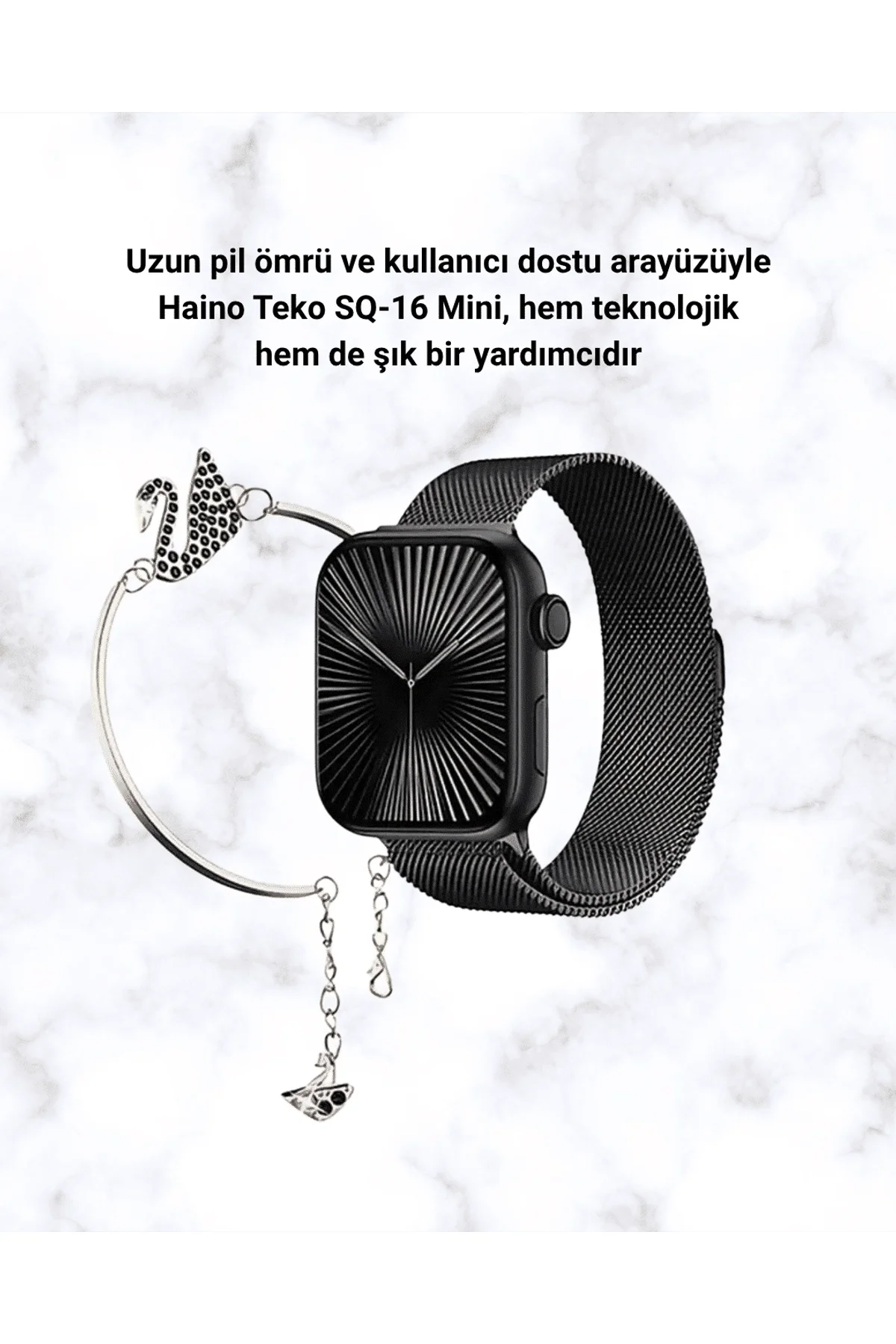 Mini Series 10 Akıllı Saat | 3 Kordon + Bileklik Hediyeli, Tüm Telefonlarla Uyumlu - Just Cheap Store Görsel 4