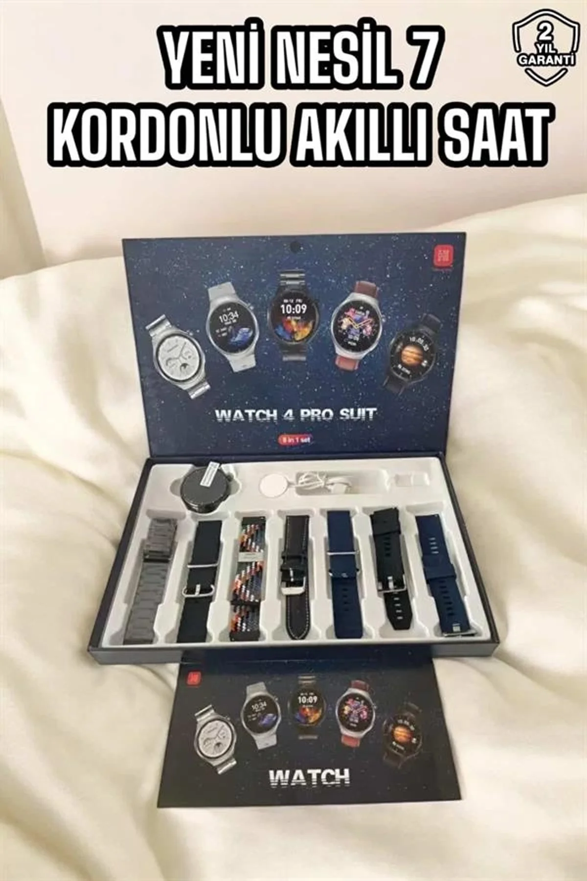 Yeni Nesil Akıllı Saat 2024 Model Uyku Ve Sağlık Takibi Bluetooth Bağlantılı Yeni Nesil - Just Cheap Store Görsel 2