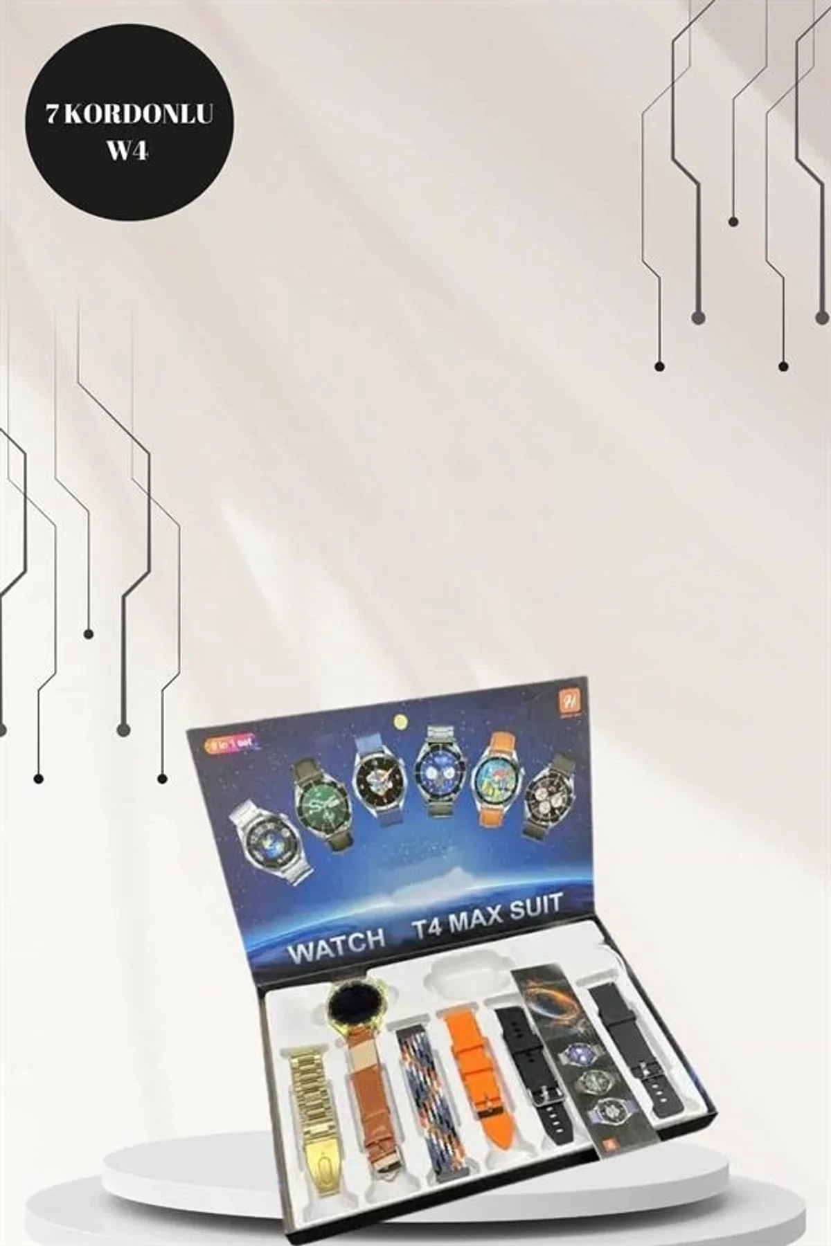 Powerbank Bluetooth Kulaklık Ve Akıllı Saat 7 Kordonlu Metal Kordon Plastik Kordon - Just Cheap Store Görsel 5