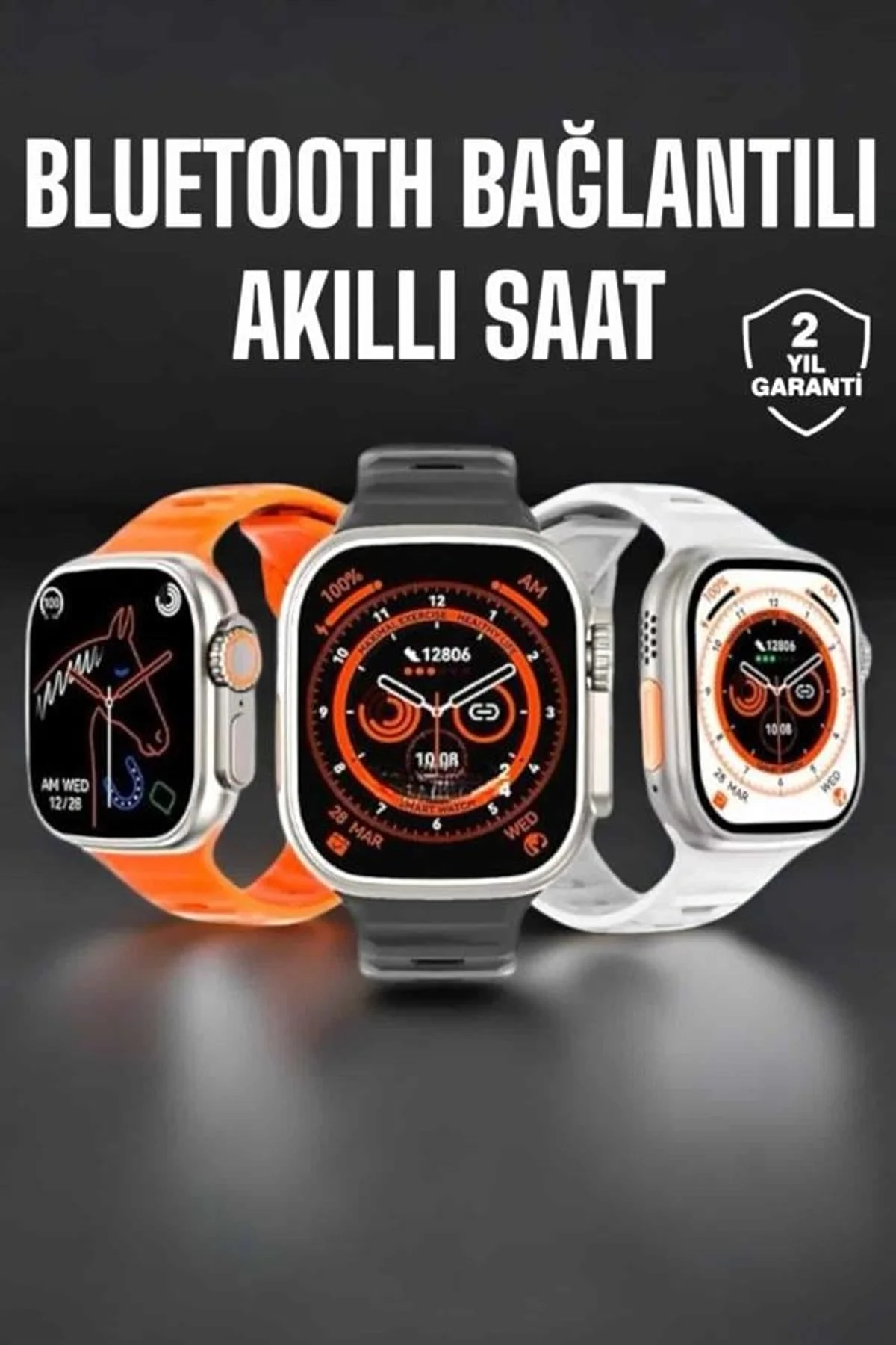 Yeni Nesil Akıllı Saat Adımsayar, Gps, Nabız Ölçer, Uyku Ve Sağlık Takibi (kopya) - Just Cheap Store Görsel 2