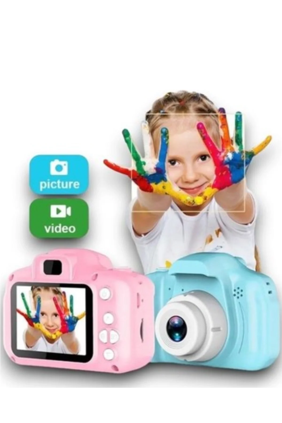 Mavi Hd Taşınabilir Mini Kamera Video Kayıt Ve Fotoğraf Çekim Özellikli - Just Cheap Store Görsel 5