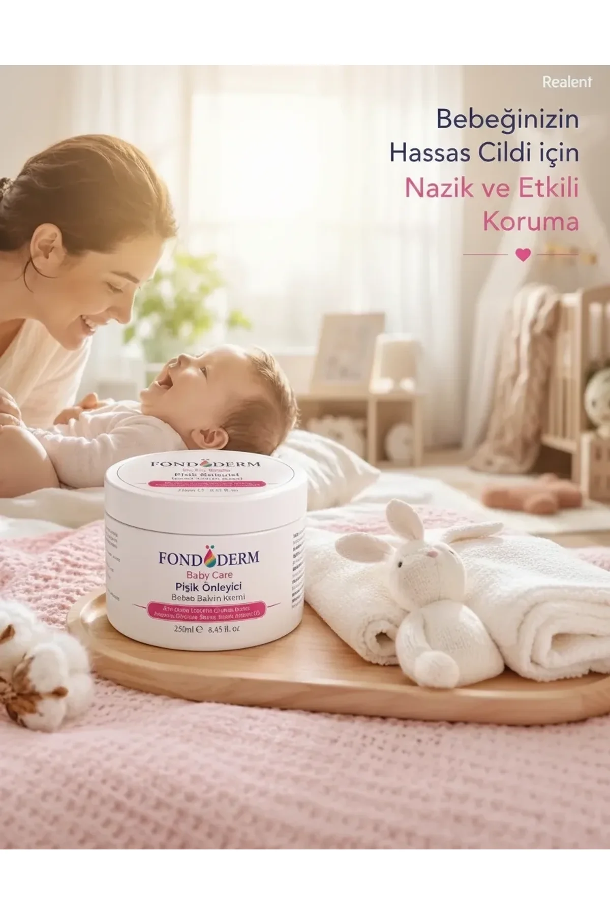 Bebek Pişik Kremi Çinko Oksit Ve Lanolin İçerikli Bariyer Krem Yoğun Onarıcı Cilt Bakım Kremi
