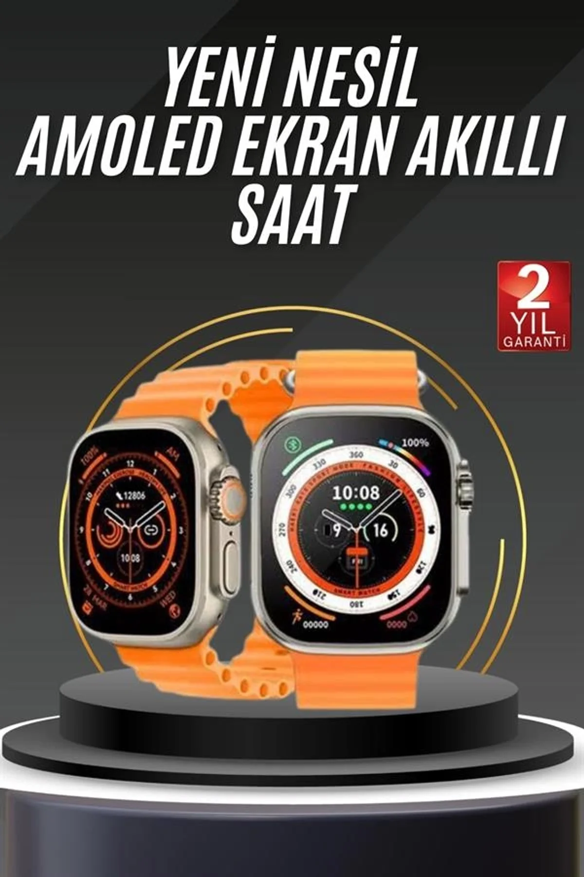 Akıllı Saat Android Ve İos Uyumlu 49 Mm Nfc Özelliği Gps Takibi Yeni Nesil - Just Cheap Store Görsel 2