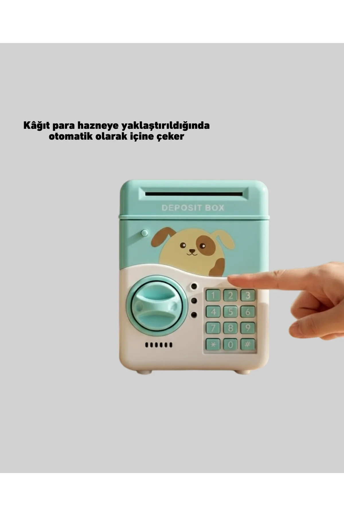 Sam51 Müzikli Işıklı Kumbara Su Yeşili - Just Cheap Store Görsel 5
