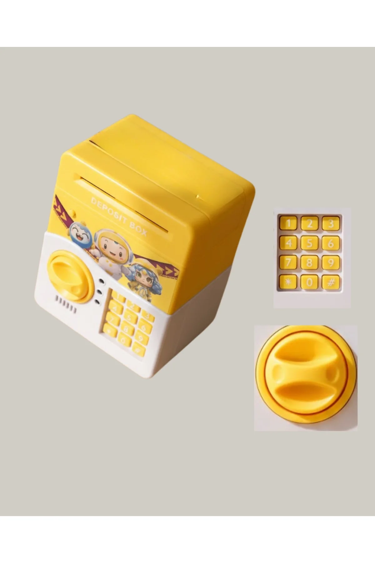 Sam51 Müzikli Işıklı Kumbara Sarı - Just Cheap Store Görsel 5