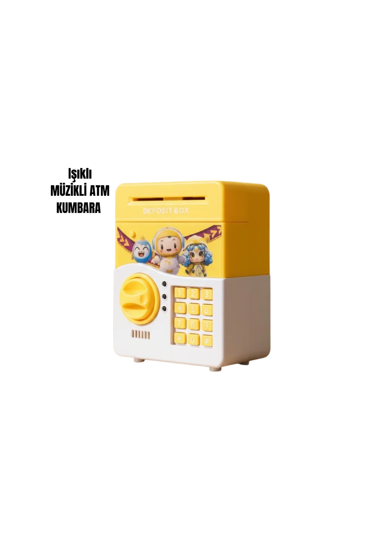 Sam51 Müzikli Işıklı Kumbara Sarı