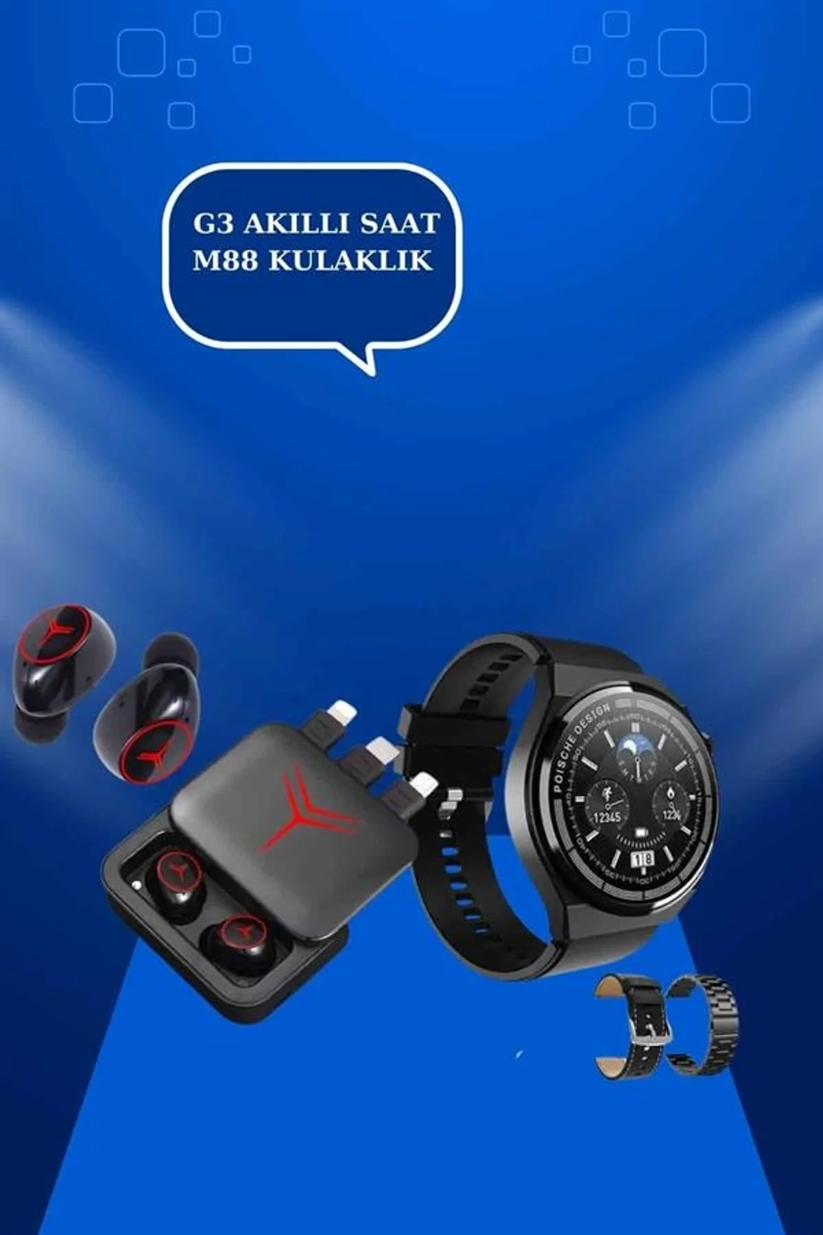 Ucuz Kaliteli Akıllı Saat Ve Powerbank Bluetooth Kulaklık 5.1 Stereo Anc Özelliği - Just Cheap Store Görsel 5