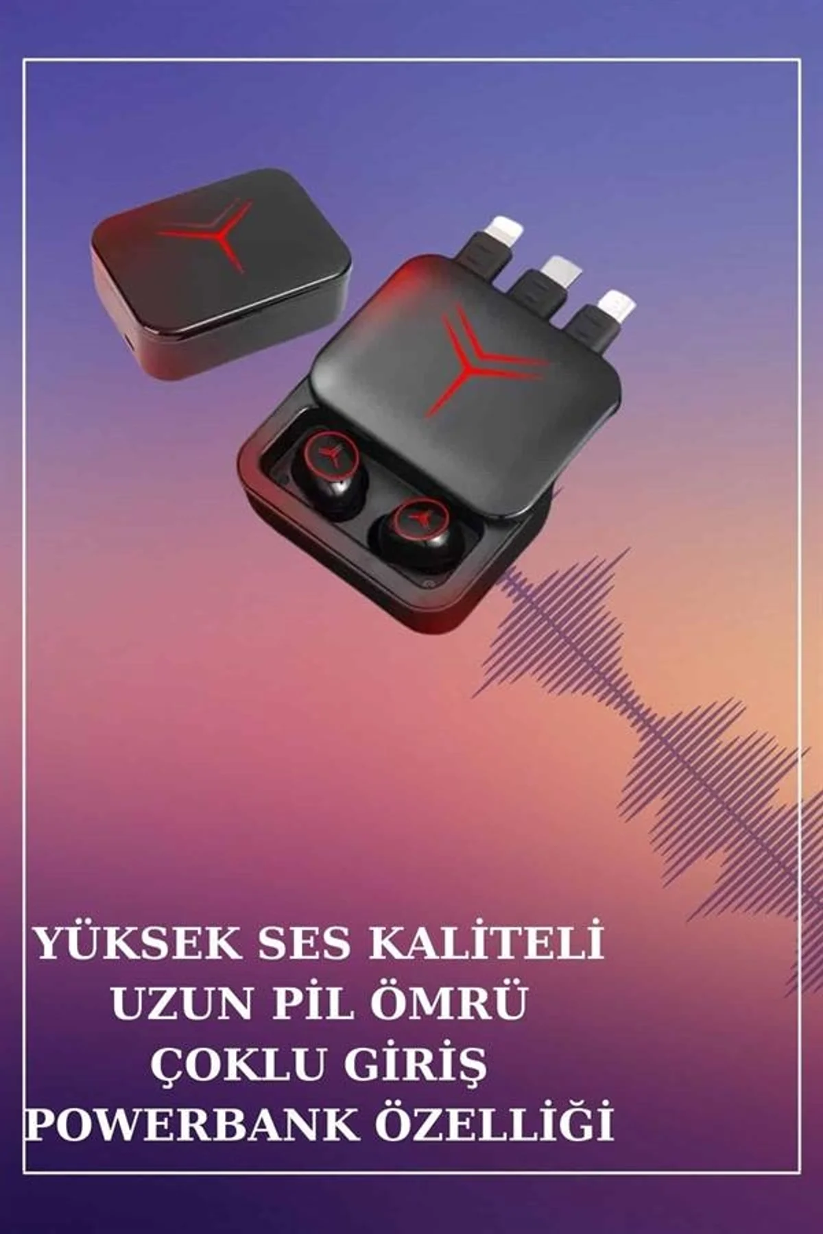 Ucuz Kaliteli Akıllı Saat Ve Powerbank Bluetooth Kulaklık 5.1 Stereo Anc Özelliği - Just Cheap Store Görsel 3