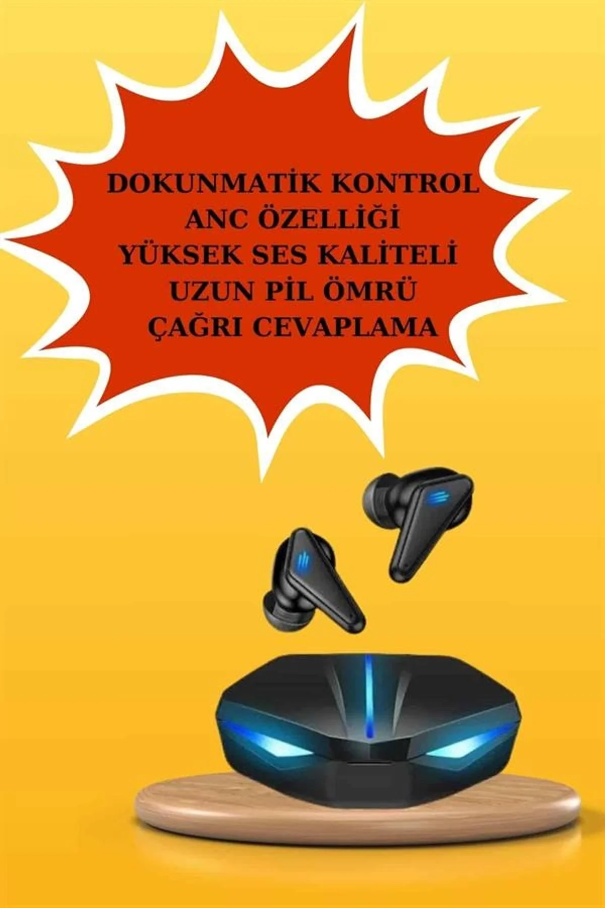 Kablosuz Bluetooth Bağlantılı Kulaklık Ve Dokunmatik Ekran Akıllı Saat Arama Cevaplama - Just Cheap Store Görsel 5