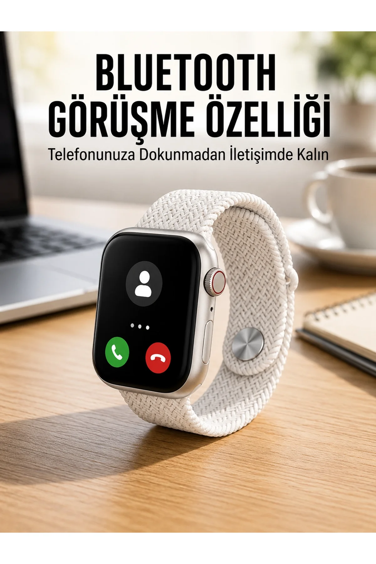 Akıllı Saat Tema Değiştirme Uyku Ve Sağlık Takibi Bluetooth Bağlantılı