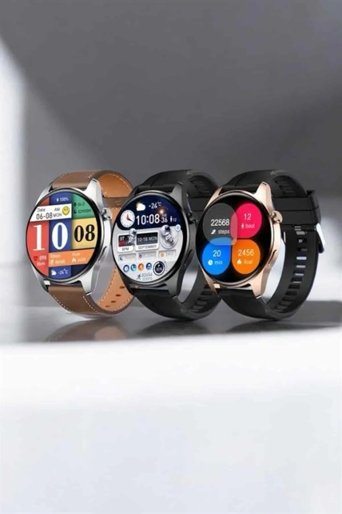 Akıllı Saat Bluetooth Bağlantılı Amoled Ekran Uyku Ve Sağlık Takibi Yeni Nesil - Just Cheap Store Görsel 3