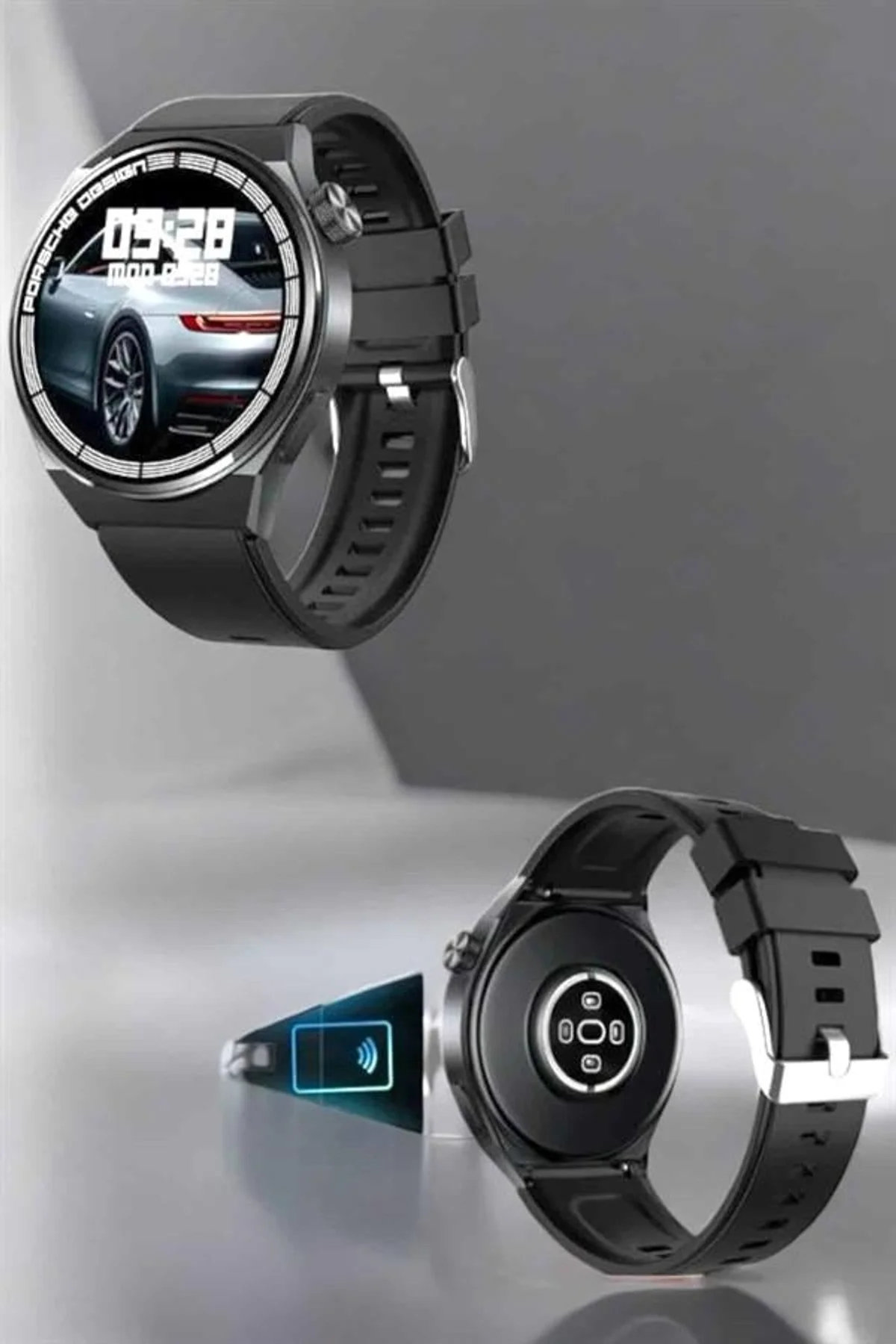 Akıllı Saat Nabız Sensörlü Bildirim Görebilen Spor Modları Gps Takibi Yeni Nesil - Just Cheap Store Görsel 5