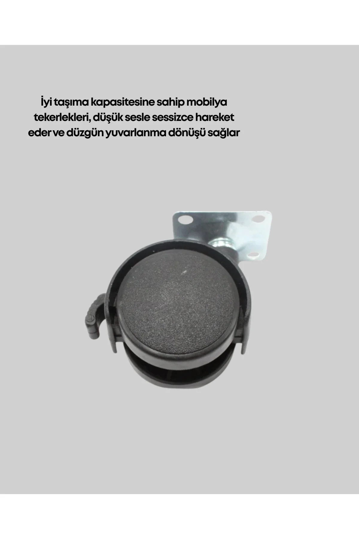 4 Cm Kilitli Mobilya Tekerleği Tekli Sessiz Ve Dayanıklı - Just Cheap Store Görsel 4