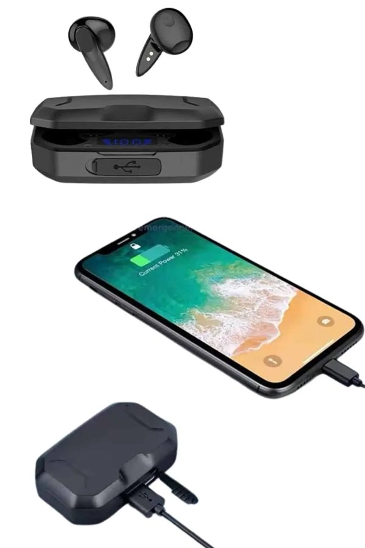 Çağrı Cevaplayabilen Akıllı Saat 5.2 Bluetooth Bağlantılı Kulaklık - Just Cheap Store Görsel 5