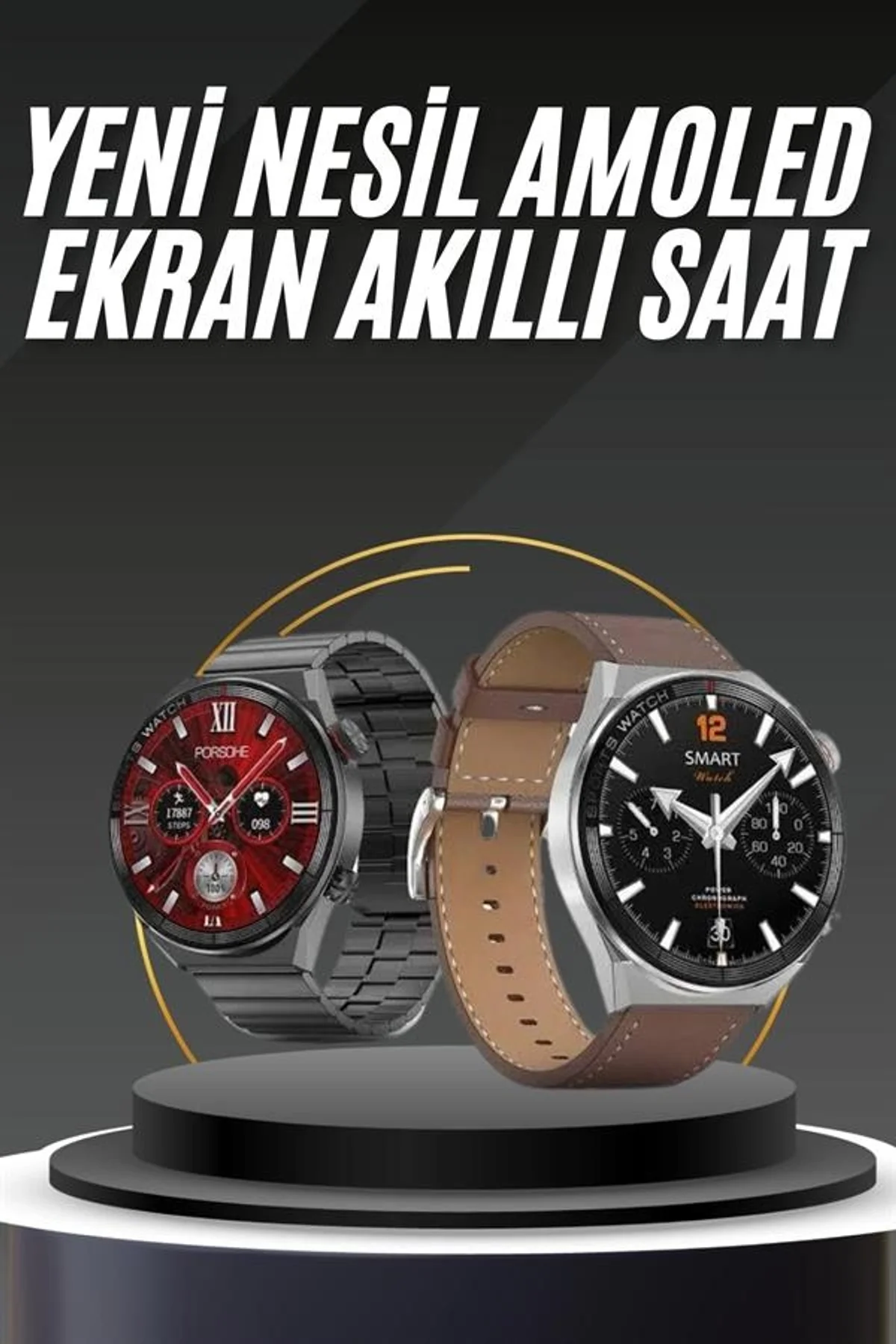 Çağrı Cevaplama Sesli Asistan Çoklu Dil Desteği 5.0 Bluetooth Akıllı Saat - Just Cheap Store Görsel 2