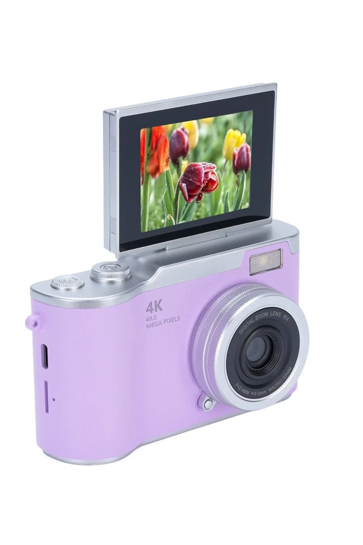 4k Dijital Kamera 48 Mp Flip Ekran Vlog Ve Fotoğraf Makinesi - Just Cheap Store Görsel 3
