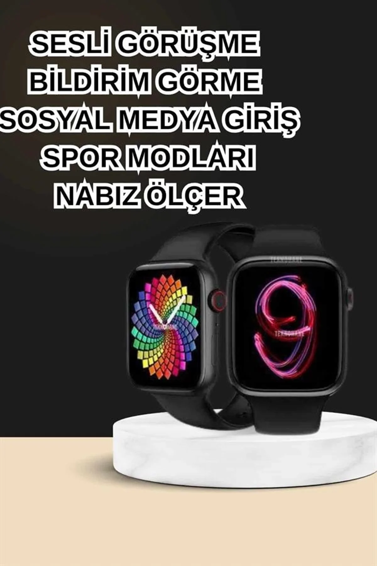 Dokunmatik Akıllı Saat Yeni Nesil Kulaklık Kampanyası Anc Özelliği Yüksek Ses Kaliteli - Just Cheap Store Görsel 3