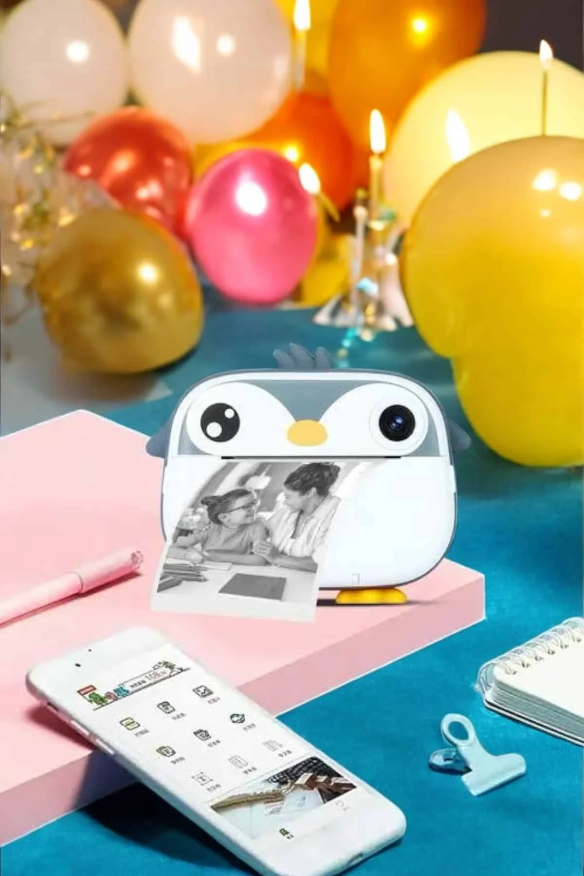 Çocuklar İçin Fotoğraf Makinesi Anlık Baskı Makinesi Hd Görüntü Kalitesi - Just Cheap Store Görsel 2