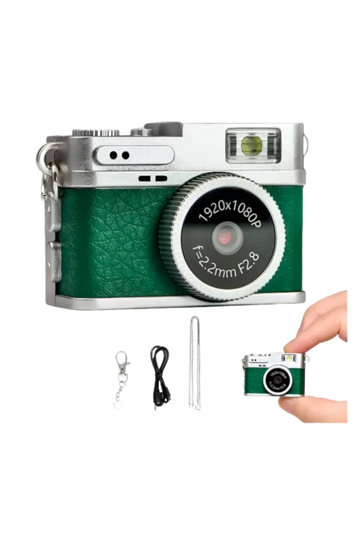 1080p Hd Mini Dijital Kamera Ips Ekranlı Taşınabilir Fotoğraf Makinesi - Just Cheap Store Görsel 4