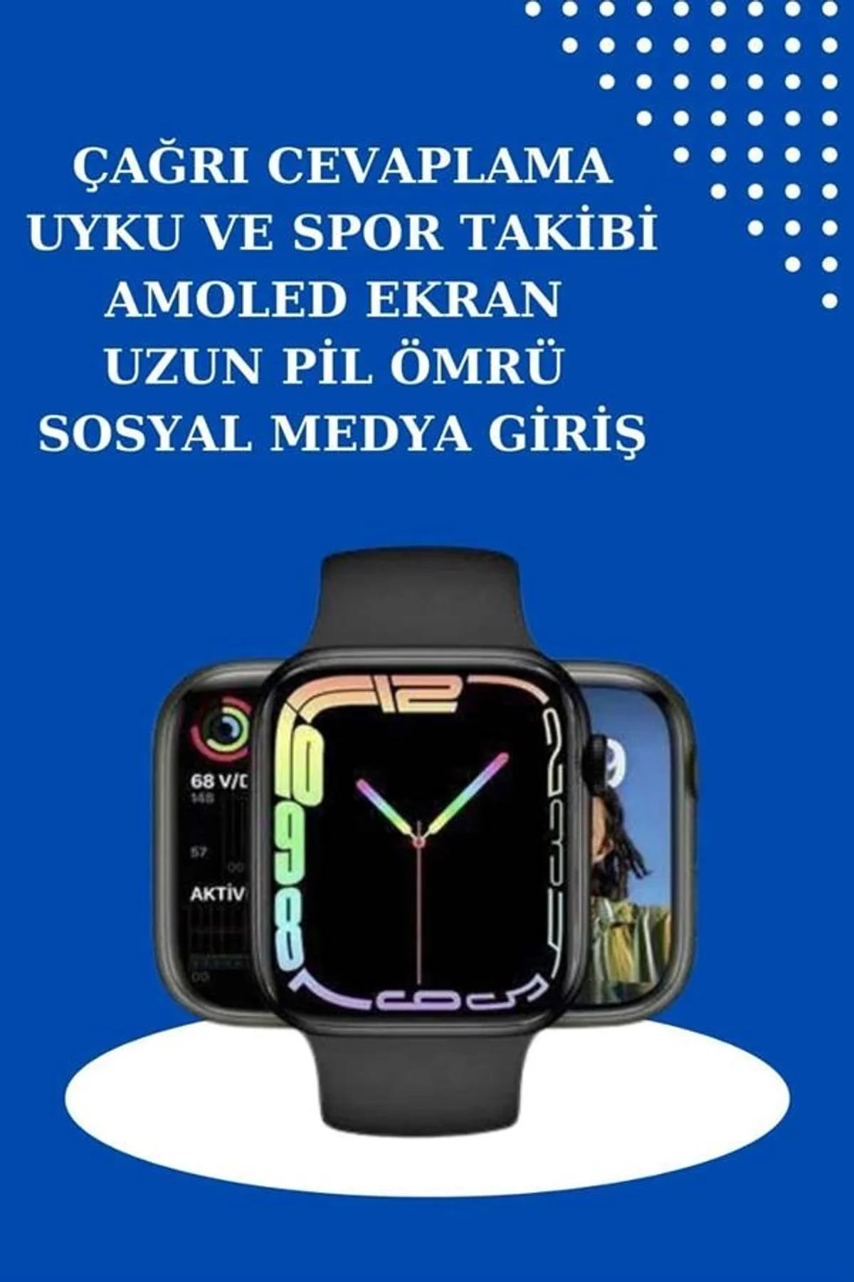 2025 Model Akıllı Saat Ve 2.nesil Tws Bluetooth Kulaklık Anc Özelliği Amoled Ekran - Just Cheap Store Görsel 5