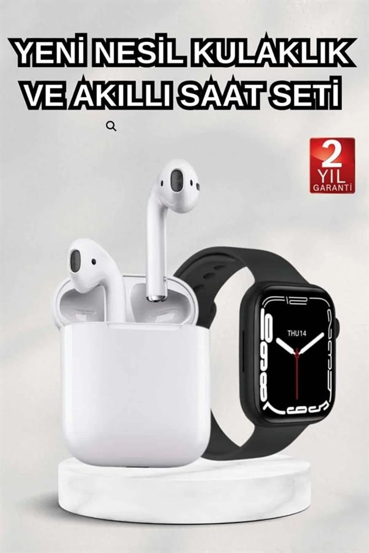 2025 Model Akıllı Saat Ve 2.nesil Tws Bluetooth Kulaklık Anc Özelliği Amoled Ekran - Just Cheap Store Görsel 2