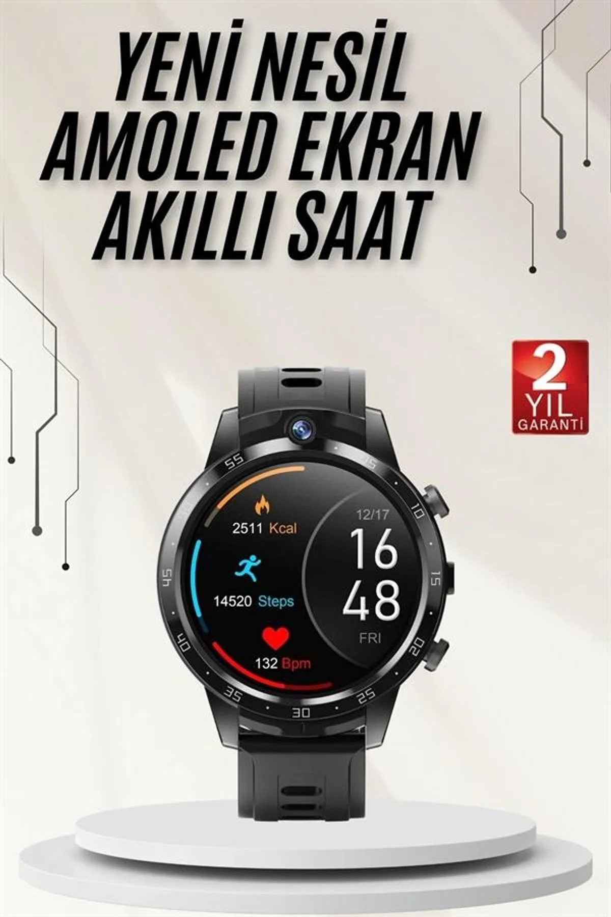 Yeni Nesil Akıllı Saat Arama Cevaplayan Uzun Pil Ömrü Müzik Dinleme - Just Cheap Store Görsel 2