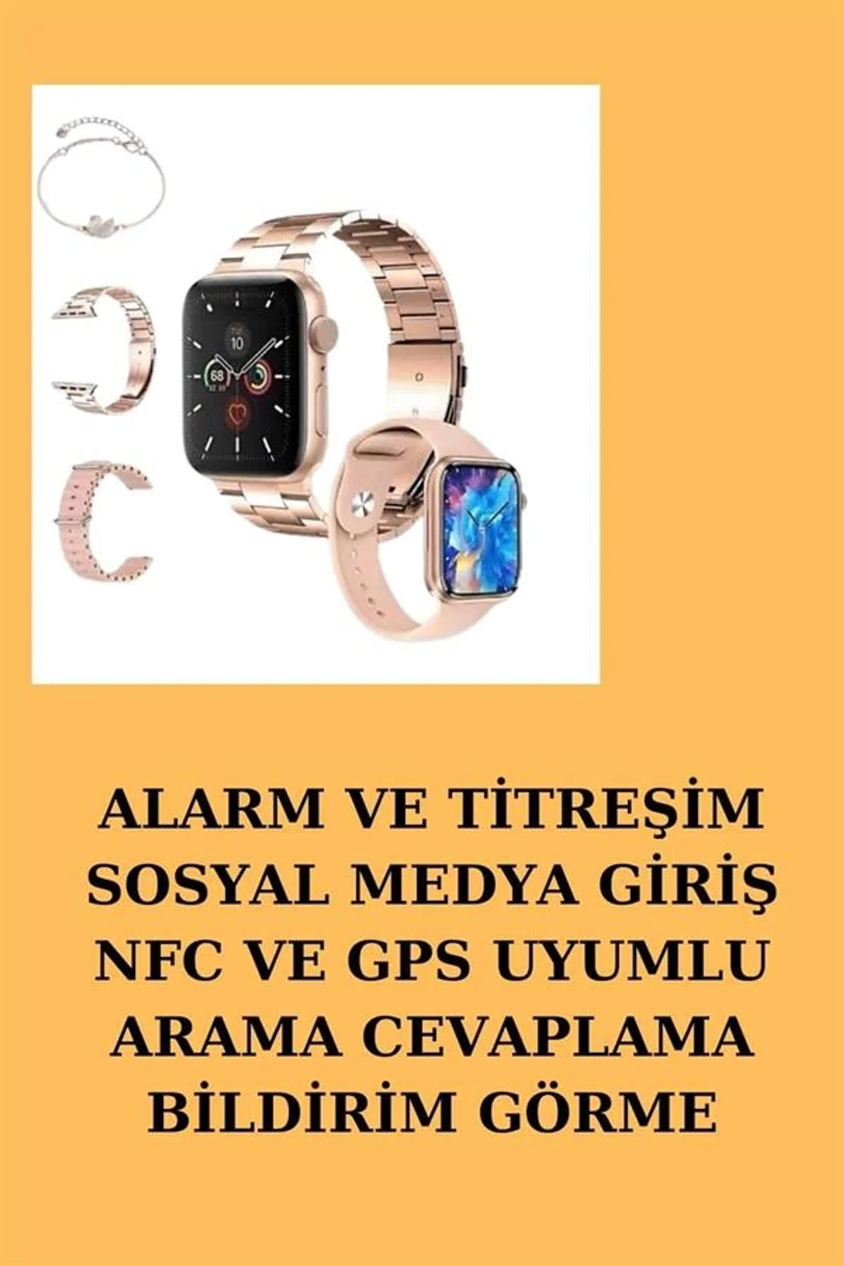 Powerbank Özellikli Bluetooth Kulaklık Ve Nabız Ölçer Akıllı Saat Bileklik Hediyeli - Just Cheap Store Görsel 3