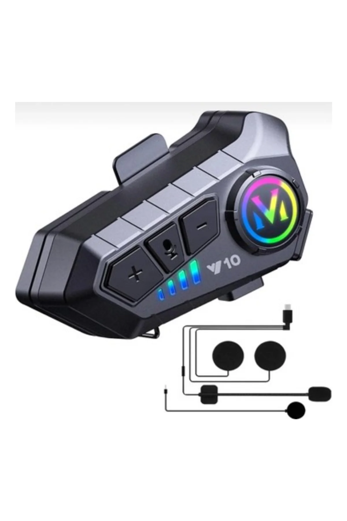 Bluetooth 5.3 Kask İçi Intercom Kulaklık 1000 M Mesafe 1000 Mah - Just Cheap Store Görsel 5