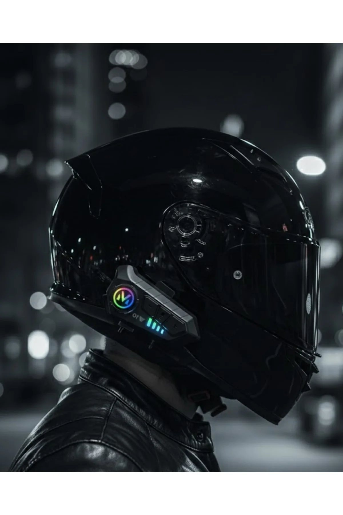Bluetooth 5.3 Kask İçi Intercom Kulaklık 1000 M Mesafe 1000 Mah