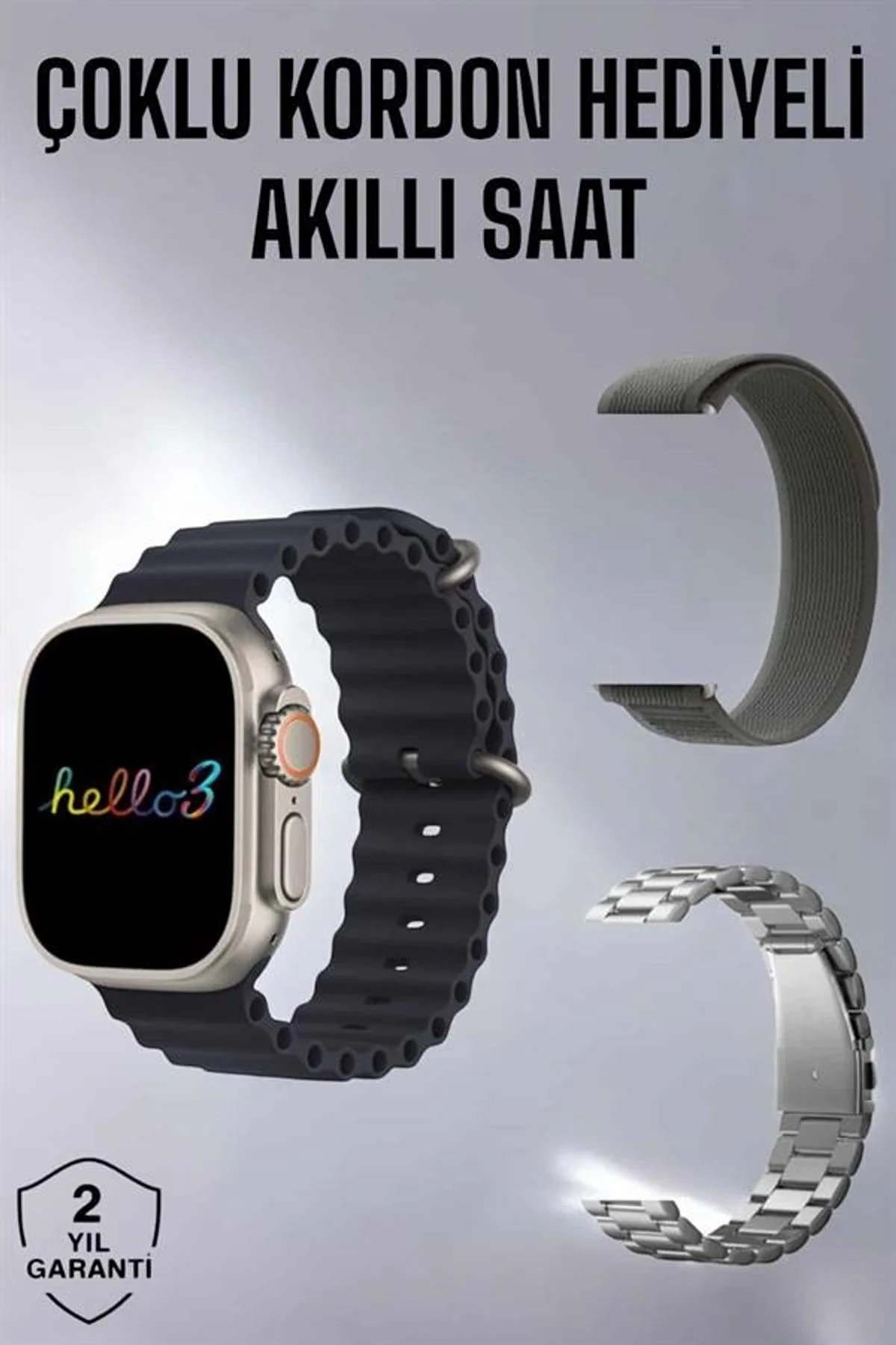 Akıllı Saat Yeni Nesil Bluetooth Bağlantılı Uyku Sağlık Takibi Gps Ve Nfc Uyumlu - Just Cheap Store Görsel 2