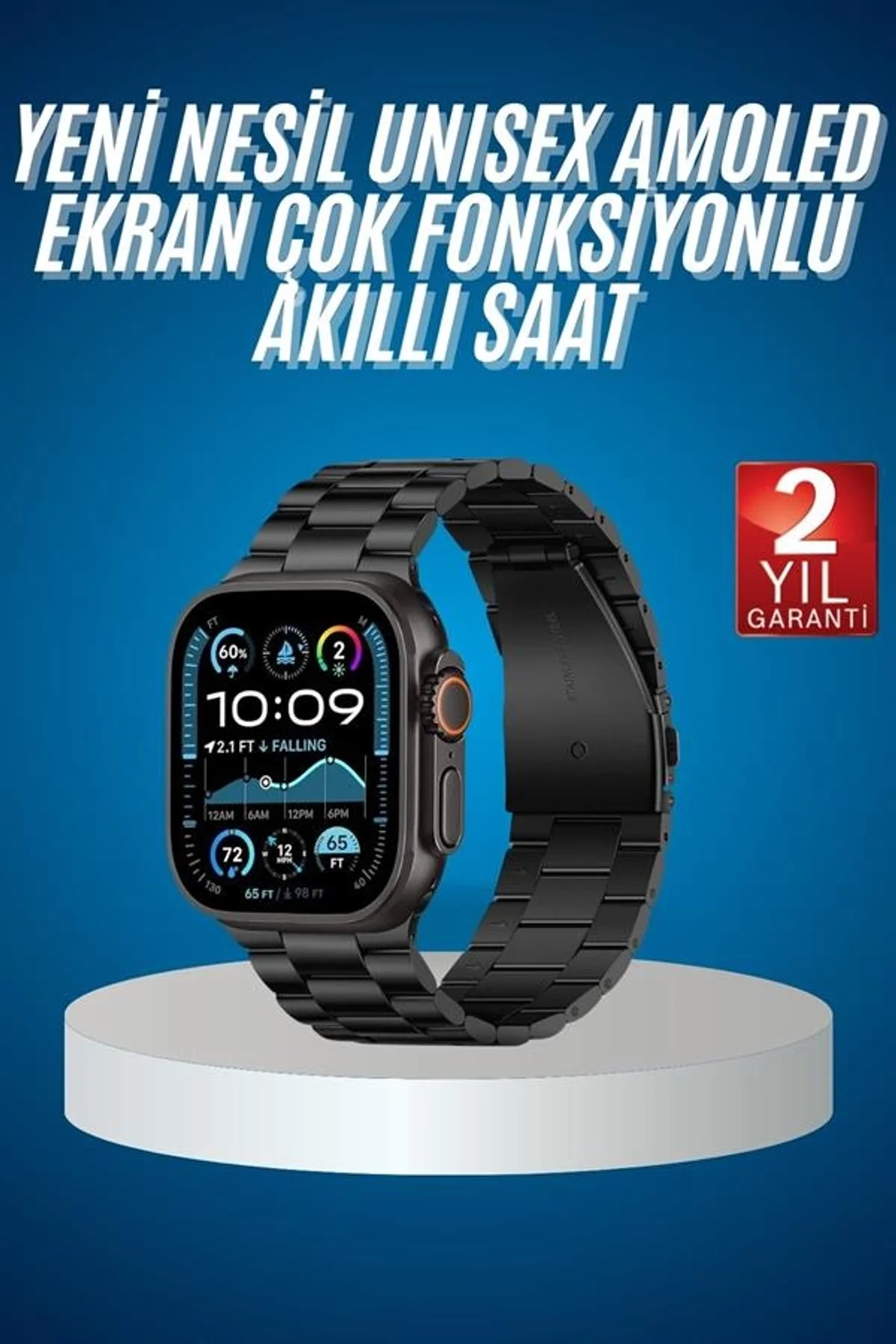 Akıllı Saat 3 Kordonlu Waterproof Adımsayar, Titreşim Ve Gps Özelliği - Just Cheap Store Görsel 2