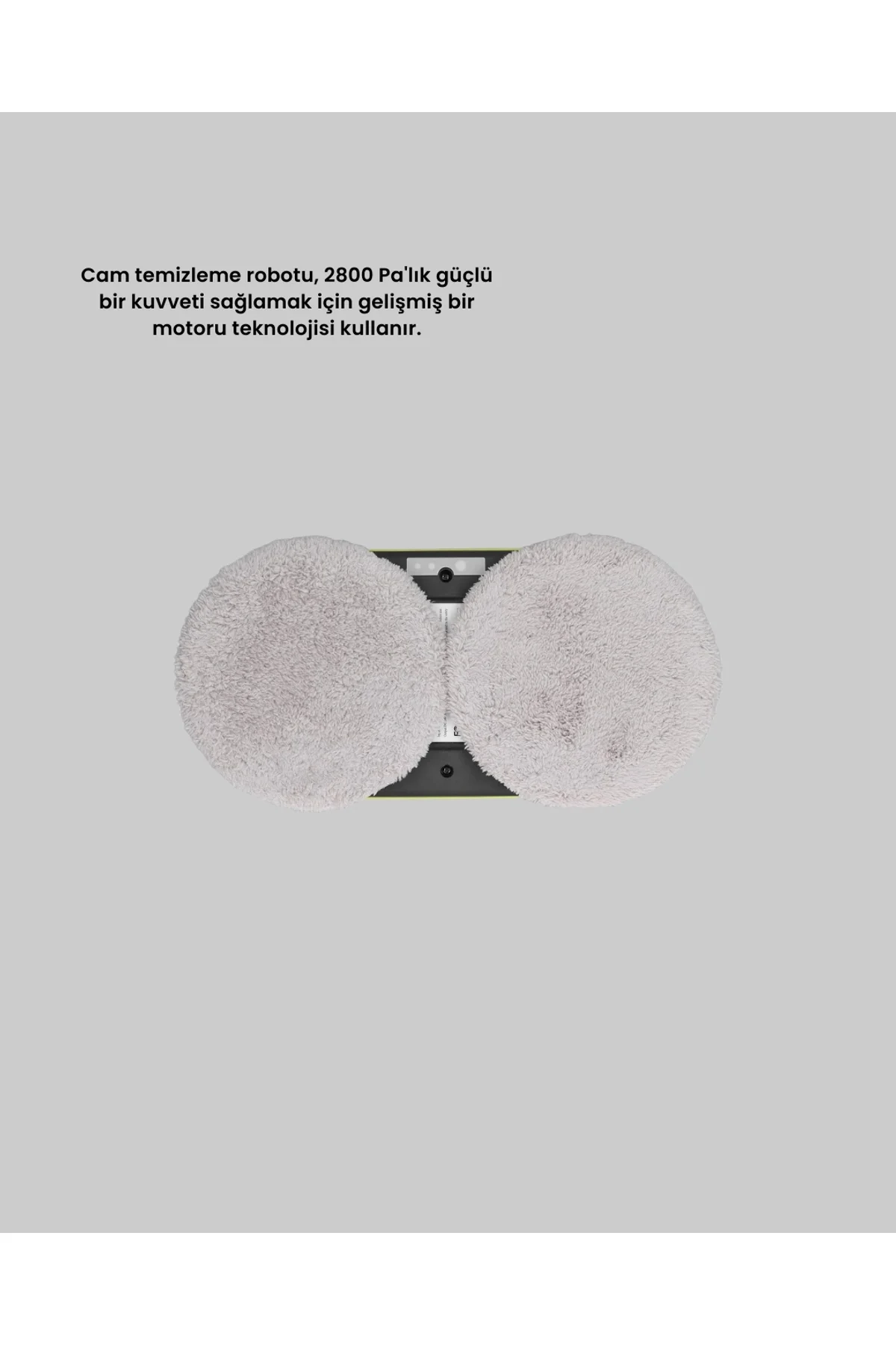 2800 Pa Güçlü Emişli Akıllı Cam Temizleyici Robot - Just Cheap Store Görsel 3