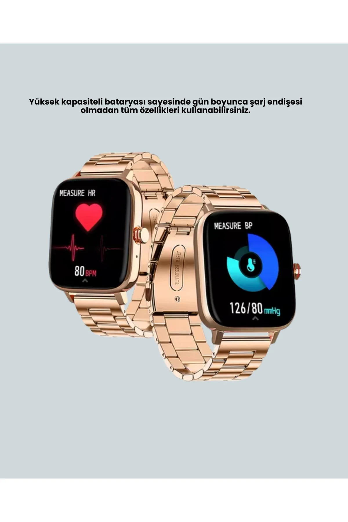 Sağlık Takipli Akıllı Saat 117 Spor Modlu Amoled Ekran - Just Cheap Store Görsel 5