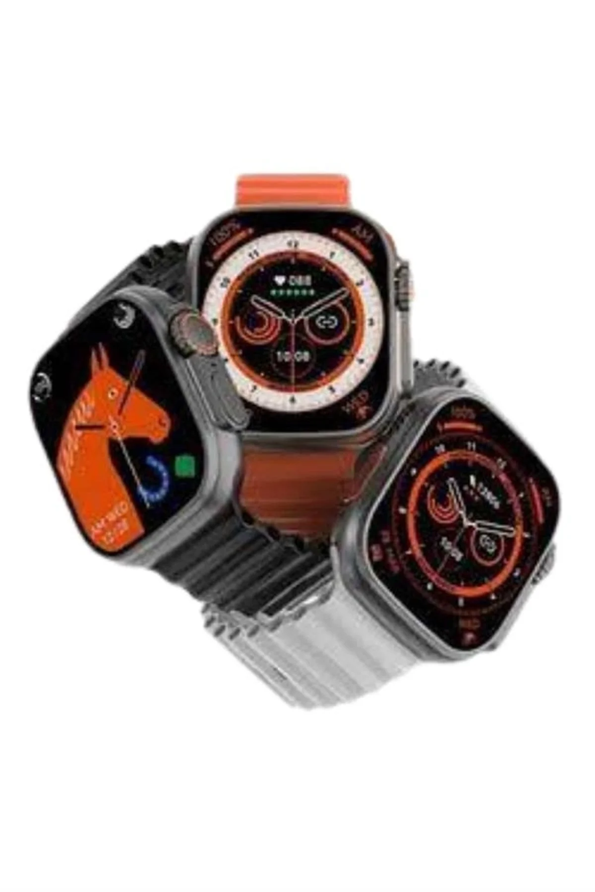 Yeni Model Akıllı Saat Ultra Smart Watch Gümüş Kasa 45mm Titreşim - Just Cheap Store Görsel 3