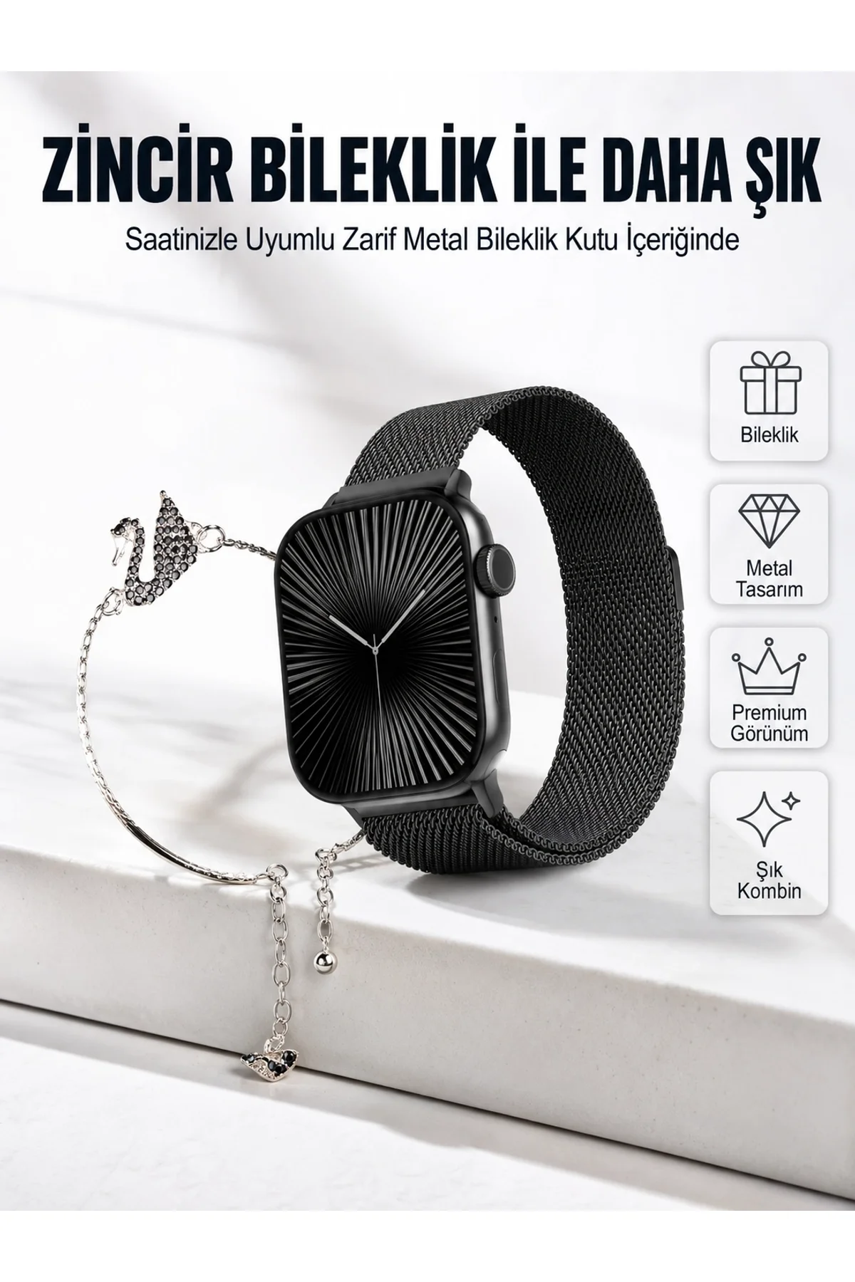 SQ-16 Mini Series 10 Akıllı Saat | Spor Modları, Bildirim Ve Müzik Kontrolü