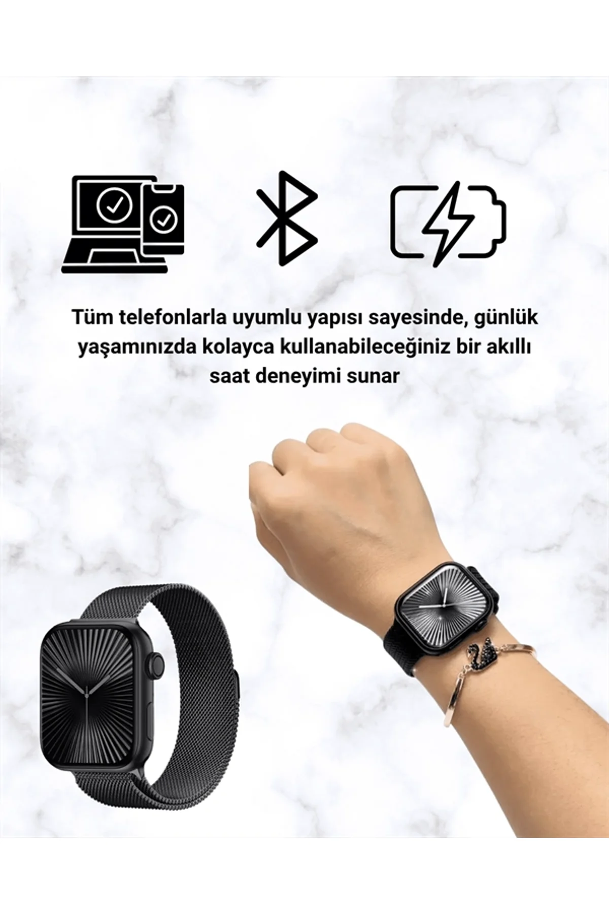 SQ-16 Mini Series 10 Akıllı Saat | Spor Modları, Bildirim Ve Müzik Kontrolü - Just Cheap Store Görsel 3