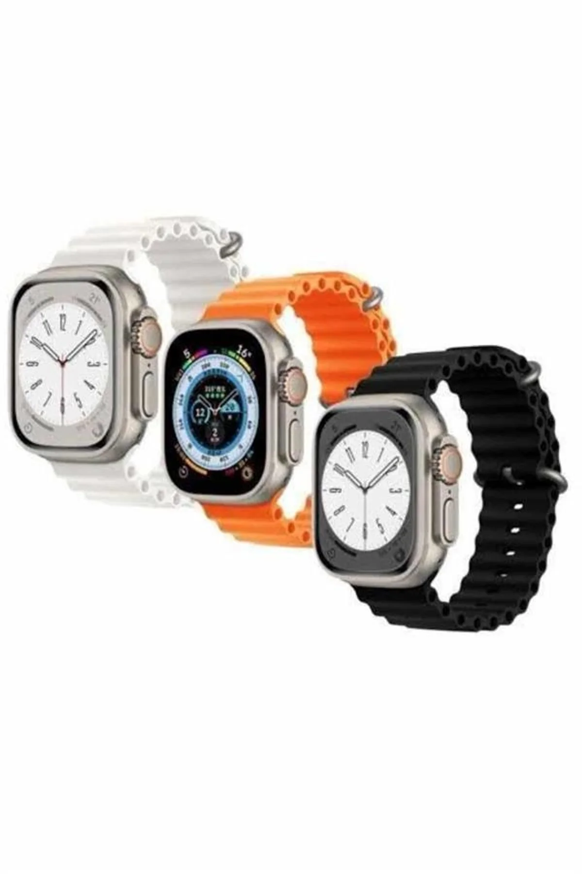 Akıllı Saat Ultra Android &amp; İos Uyumlu Arama Bildirim Özellikli - Just Cheap Store Görsel 3