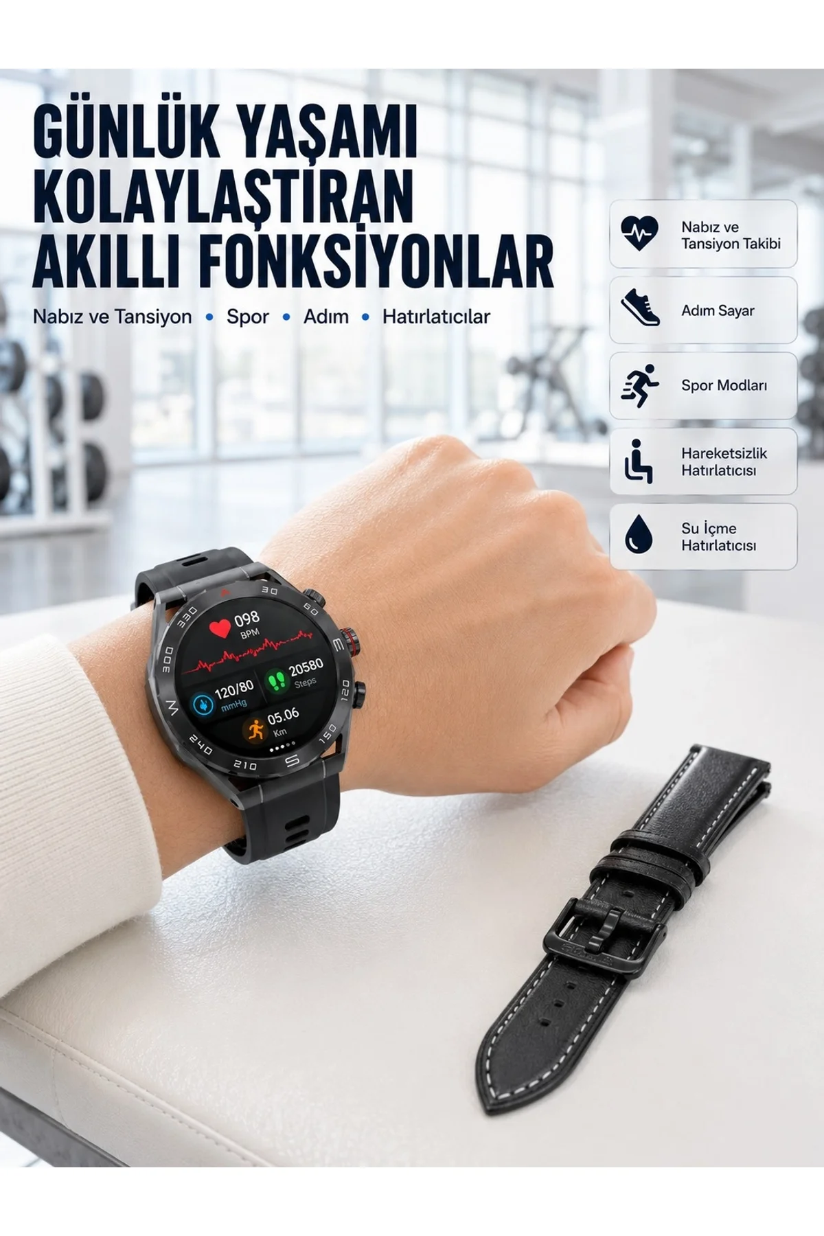 Amoled Ekranlı 5g Android Akıllı Saat Sım Kart Destekli Kameralı Akıllı Saat