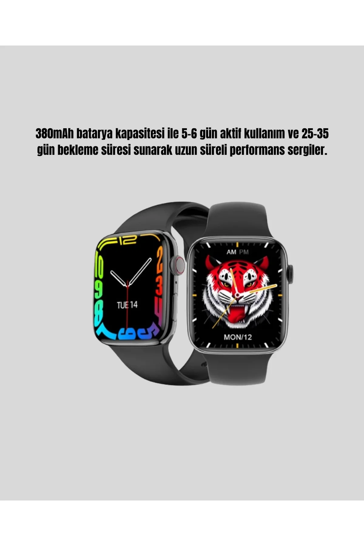 Yüksek Çözünürlüklü 1.9" Akıllı Saat – 5-6 Gün Aktif Kullanım, Şık Ve Modern Tasarım - Just Cheap Store Görsel 3
