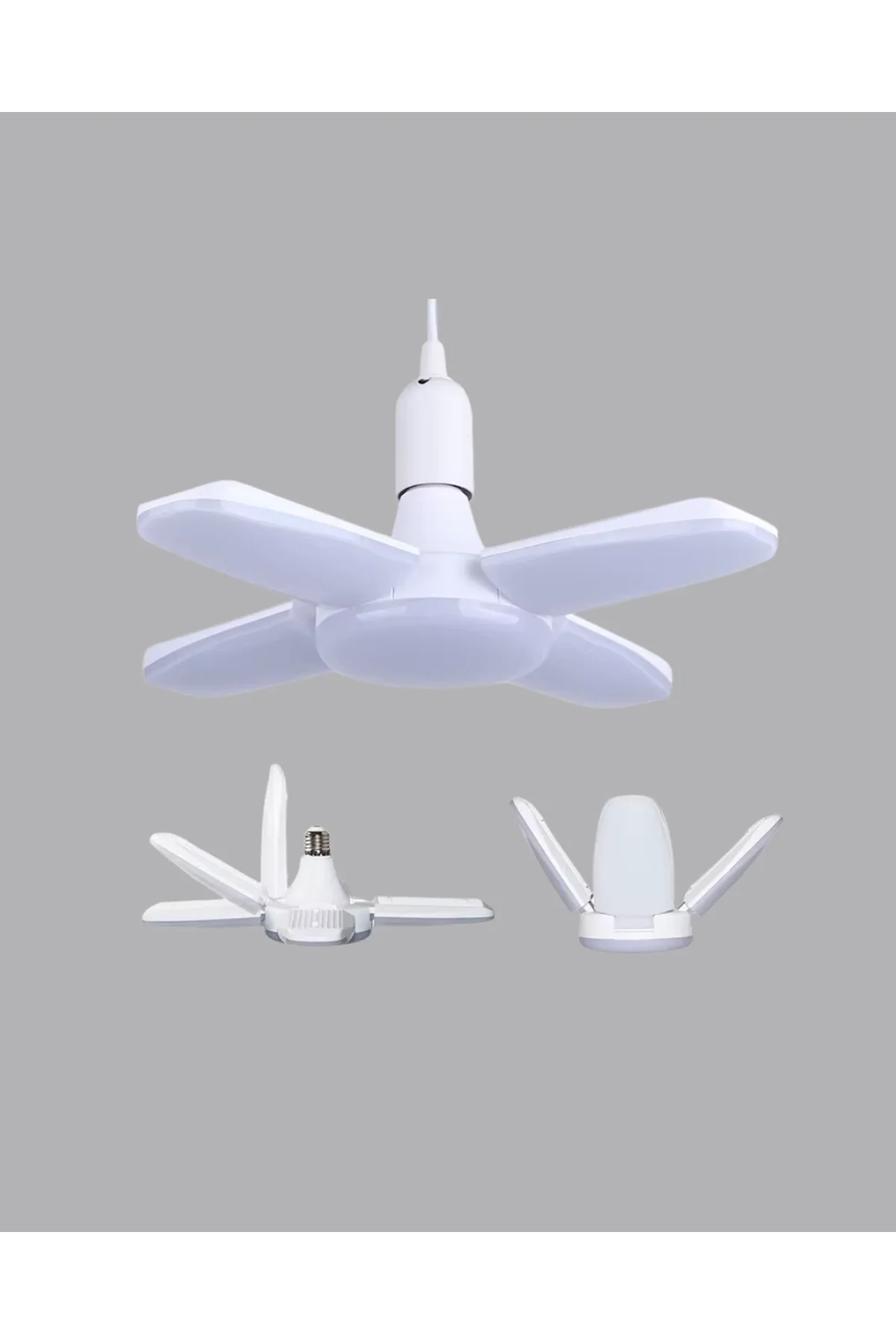 Enerji Tasarruflu Led Ampül 60 Watt 4 Kollu Beyaz Işık Yeni Nesil - Just Cheap Store Görsel 2