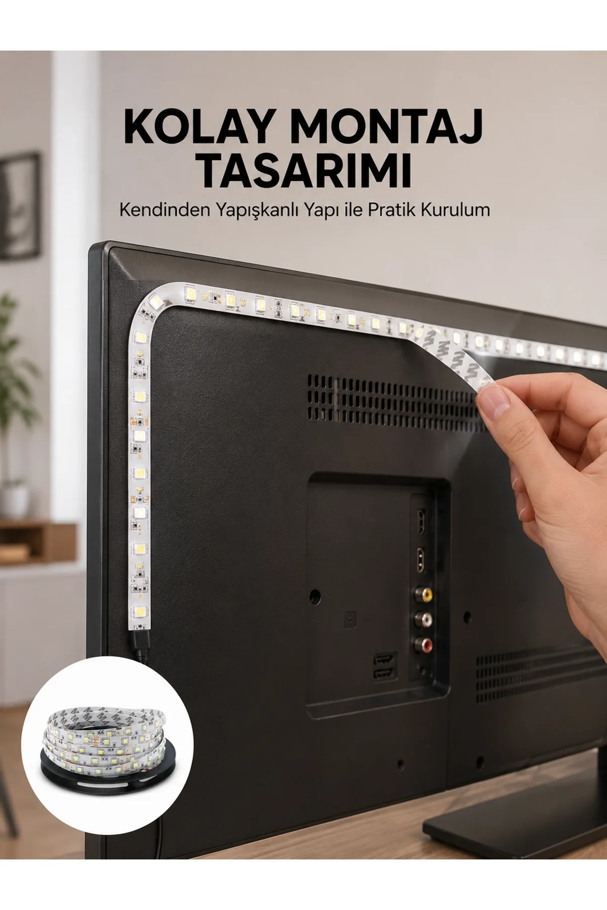 Uzaktan Kumandalı Led Tv Arka Işık Şeridi Yeni Nesil