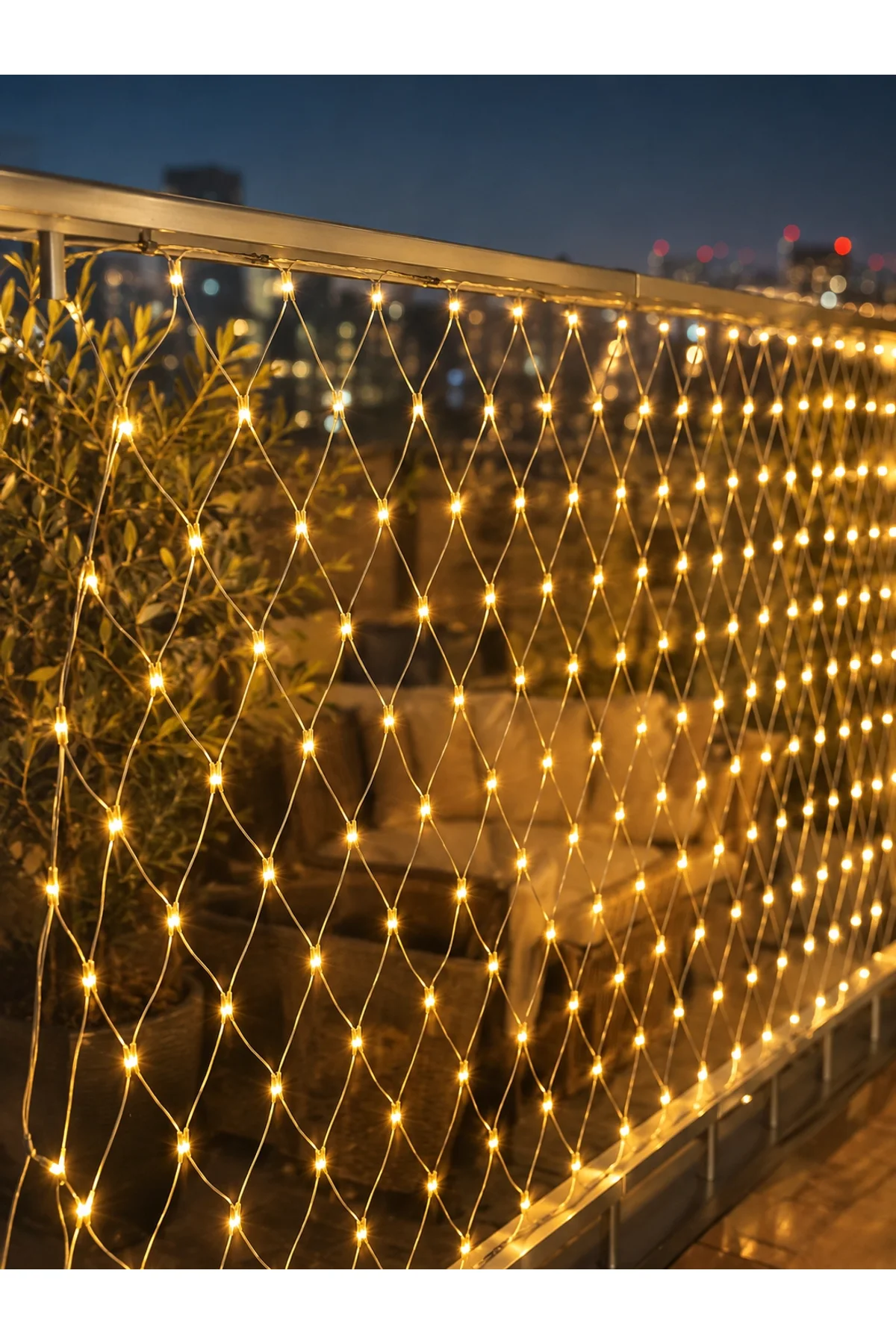 İç Ve Dış Mekân Kullanımına Uygun 3x3 Metre Led Işık Ağı - Just Cheap Store Görsel 4