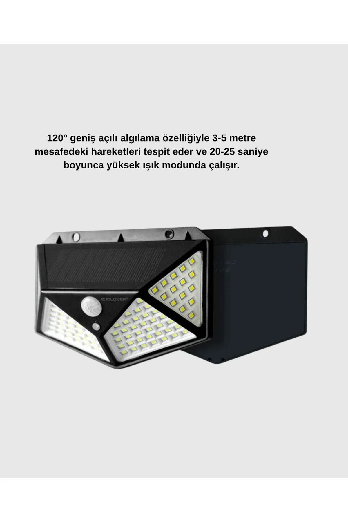 Solar Güçlü 100 Led Bahçe Lambası – Enerji Tasarruflu, Suya Dayanıklı Ve Geniş Açılı Işık - Just Cheap Store Görsel 3